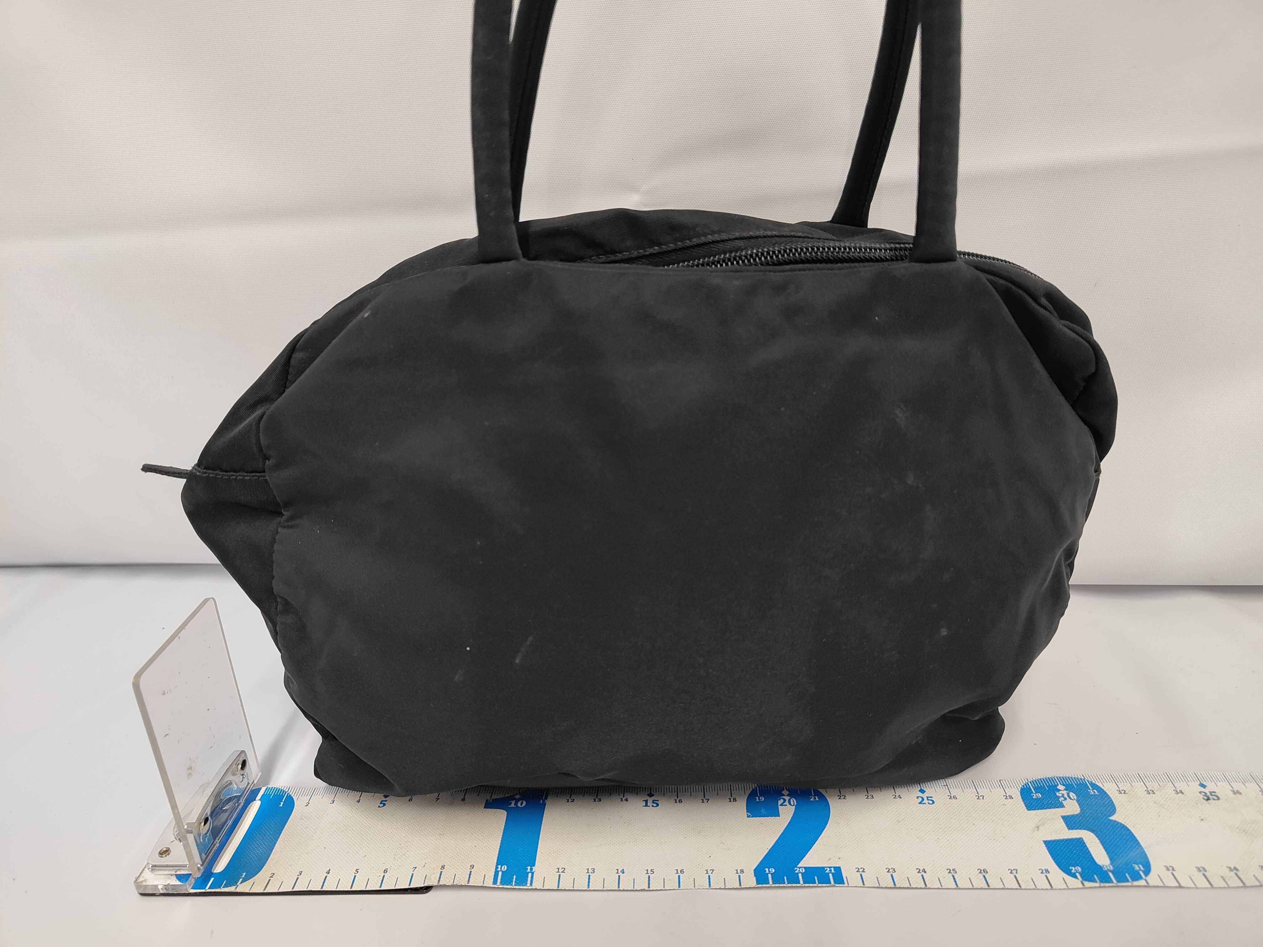 Nylon Handbag B7356 Black Handbag — view 2