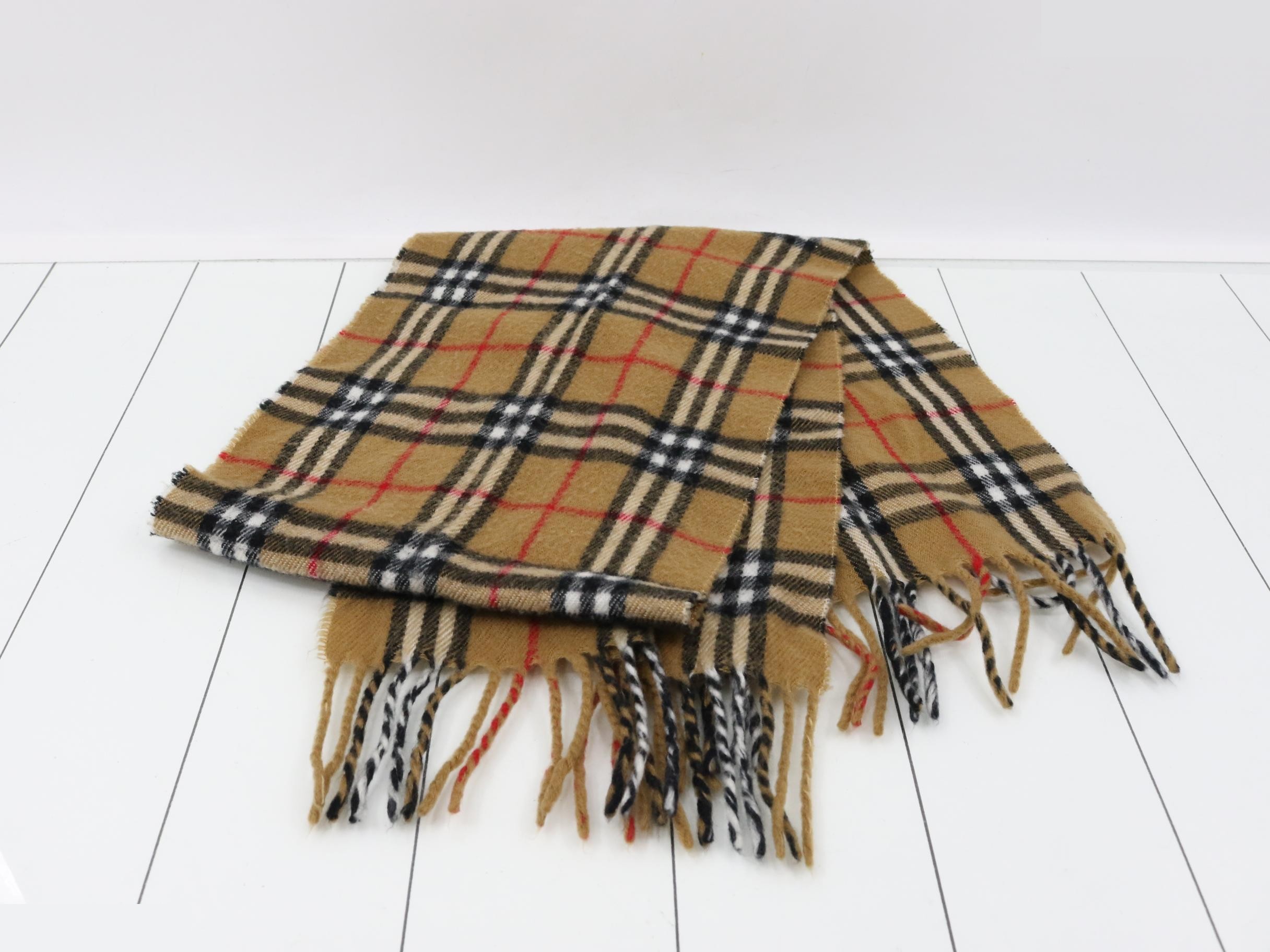 Scarf, Nova Check, Beige — view 3
