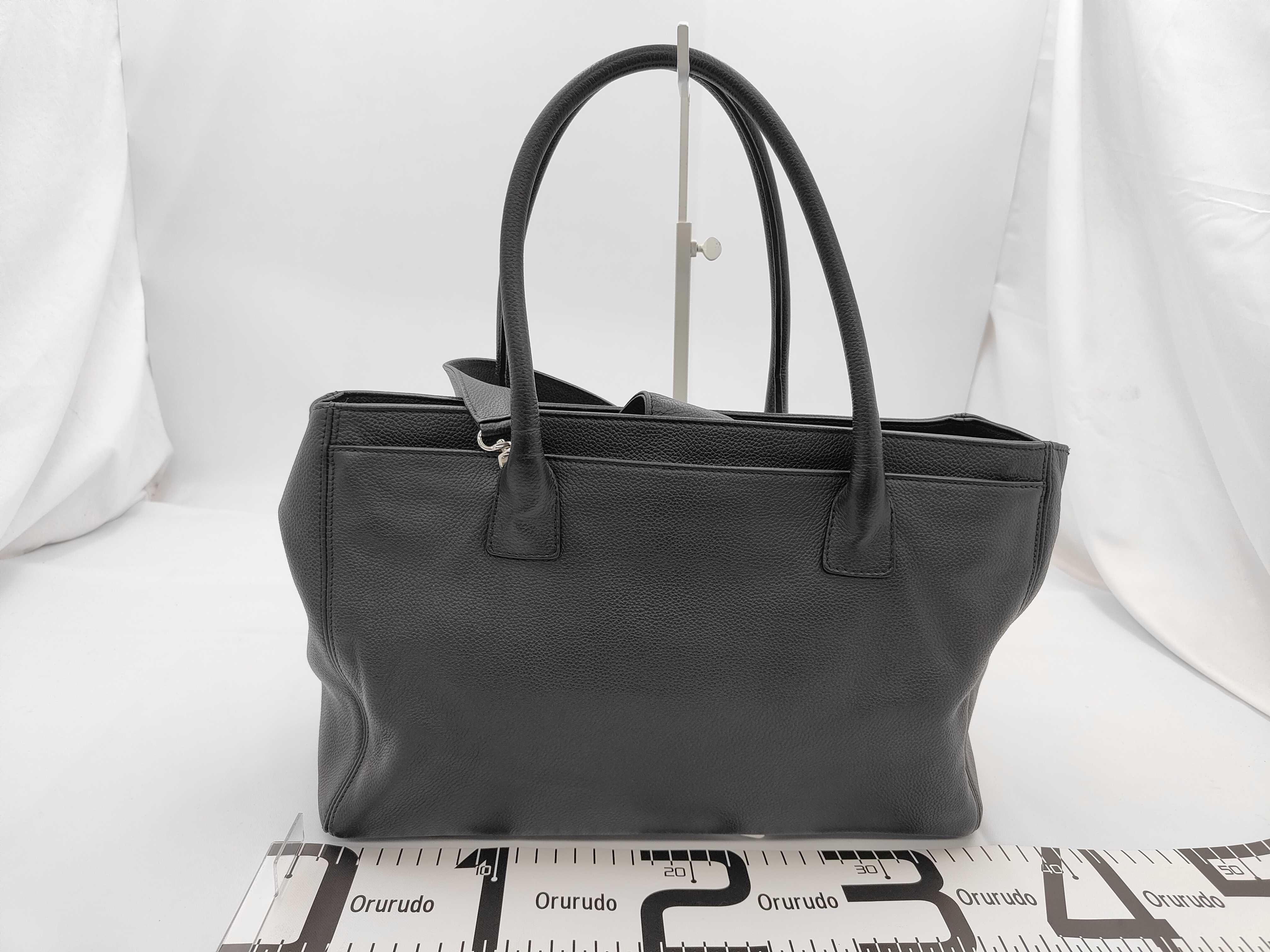 2-way Caviar Skin Executive Tote, Black, Serial Number 15 Series Tote Bag — view 2