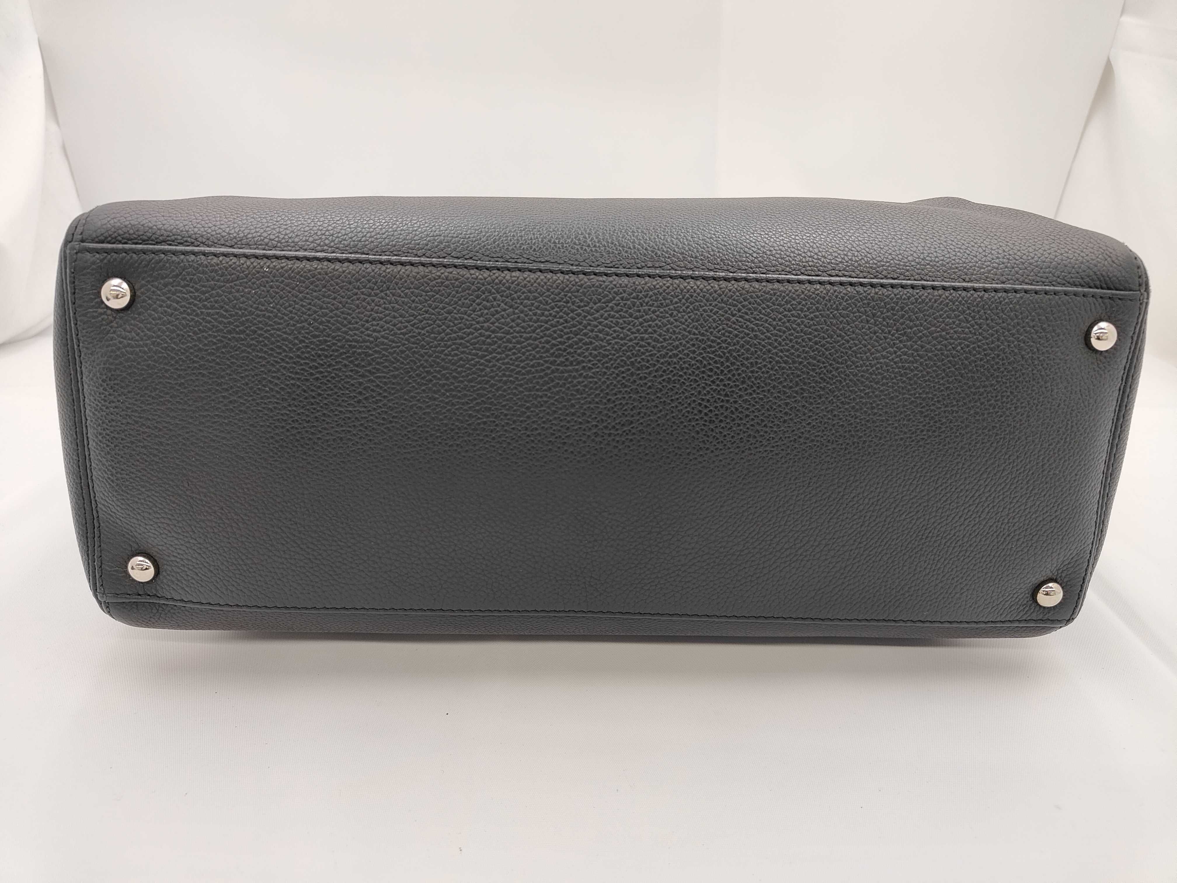 2-way Caviar Skin Executive Tote, Black, Serial Number 15 Series Tote Bag — view 5