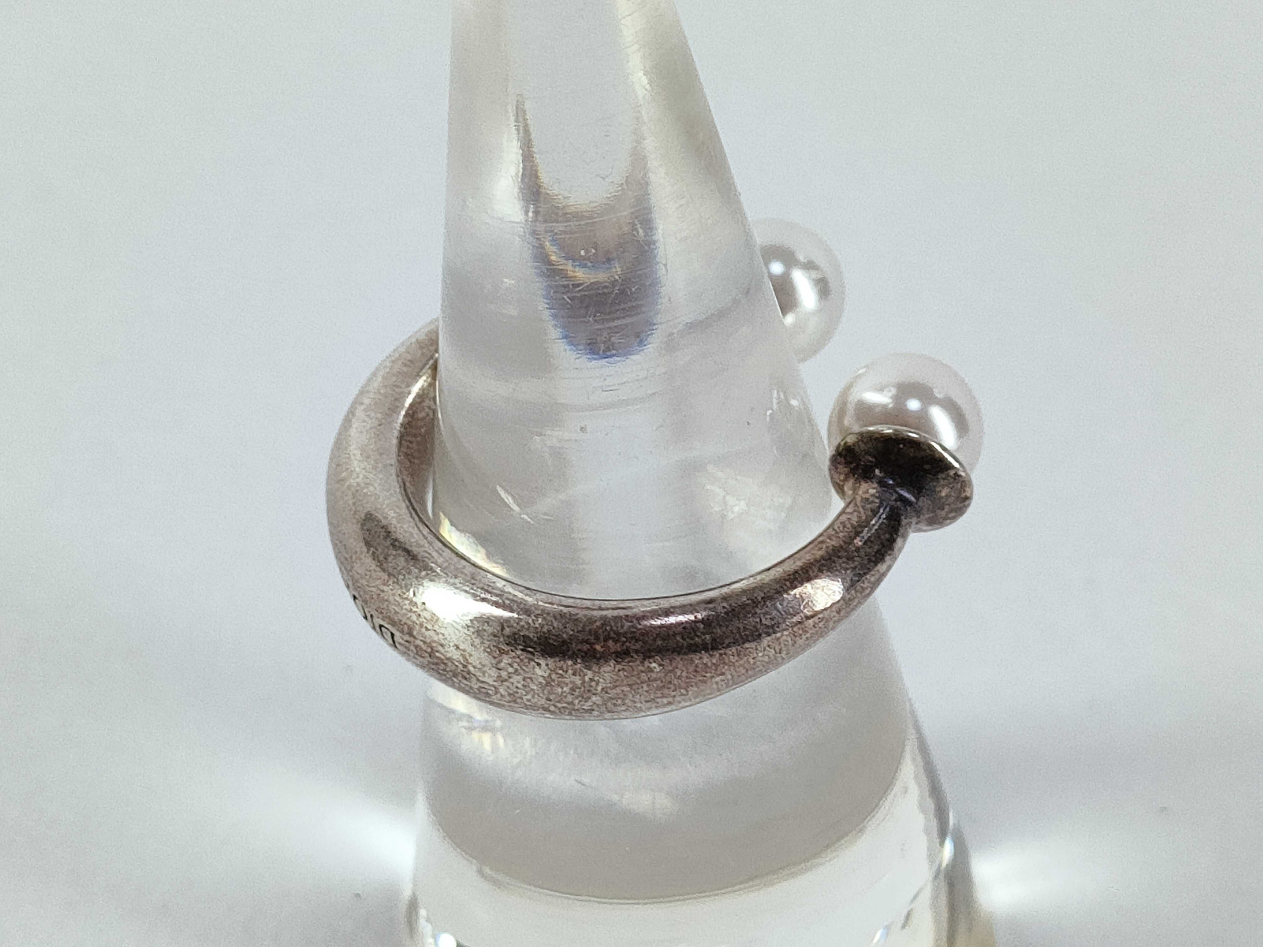 Tribal Pearl Ring, Size M — view 3