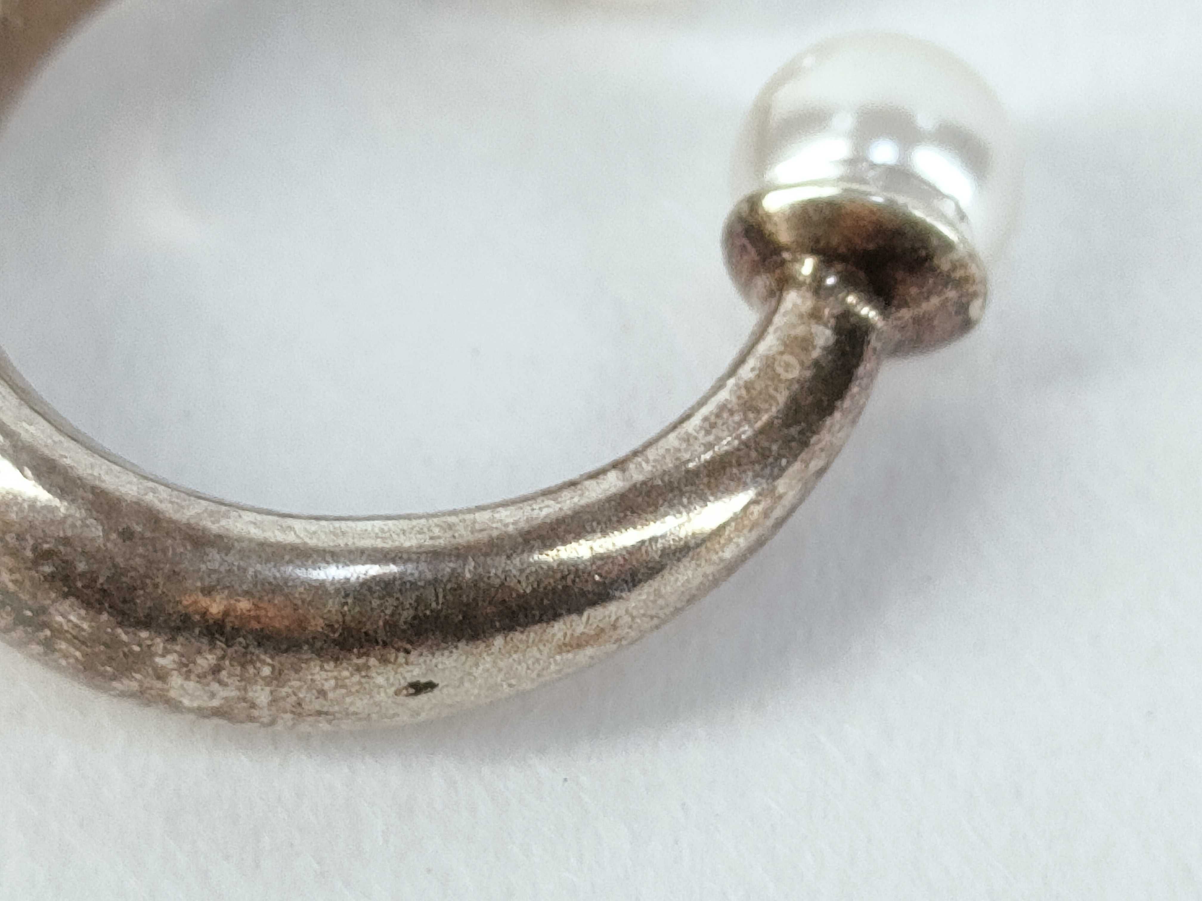 Tribal Pearl Ring, Size M — view 9