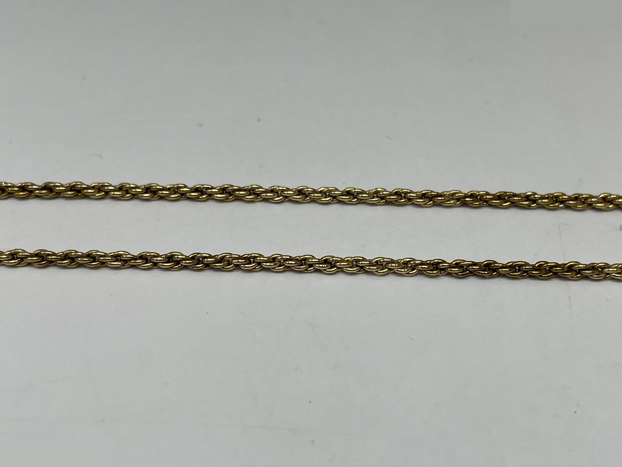 CD logo necklace gold D. I. O. R charm total length 44cm — view 7