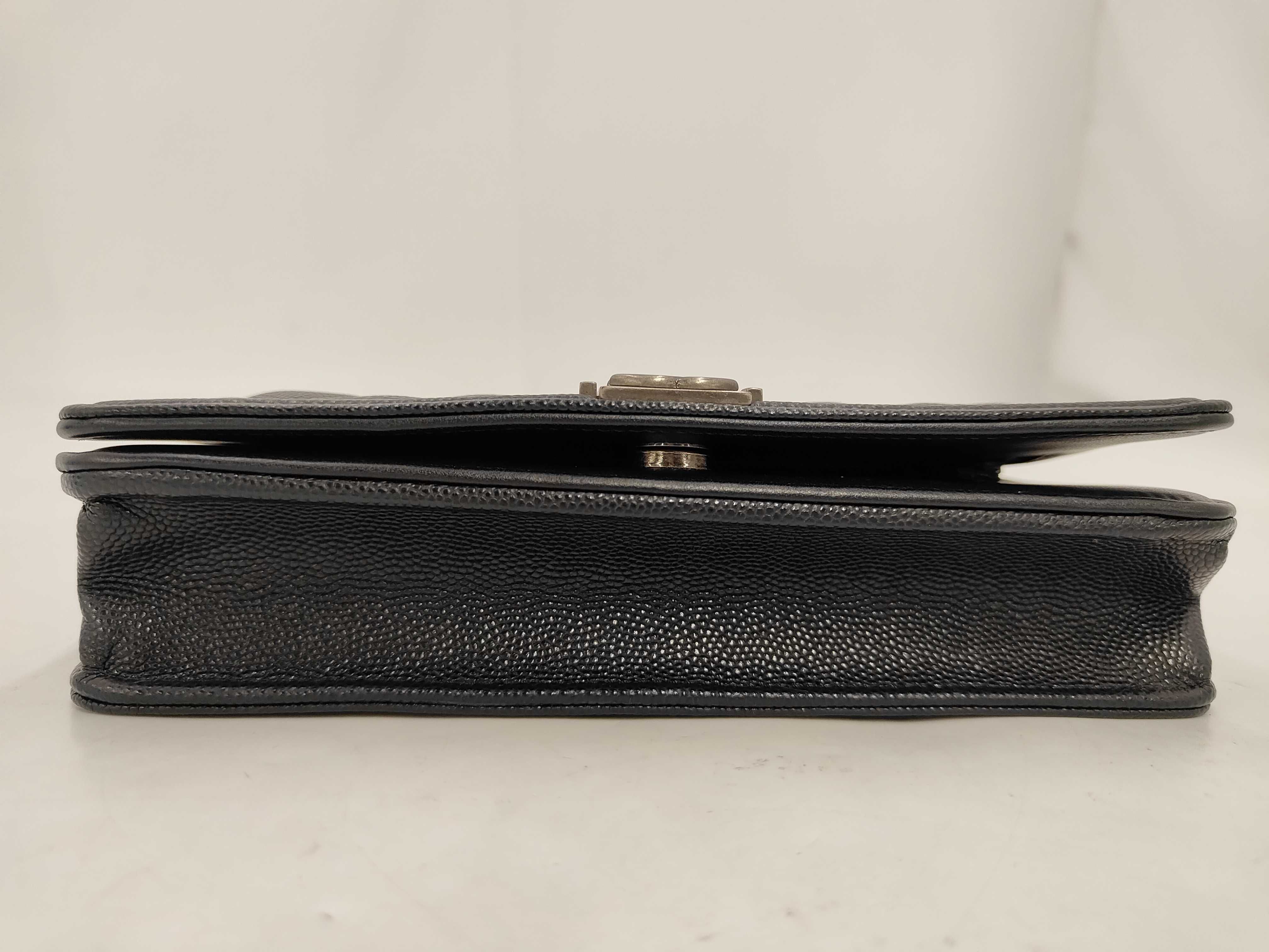 Boy Chanel Caviar Skin Black Chain Shoulder Bag — view 3