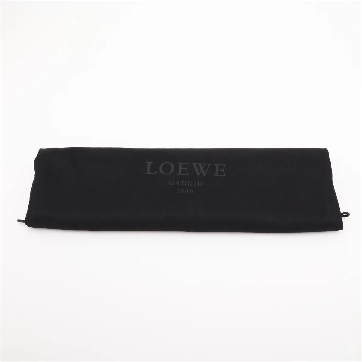 Flamenco Leather Shoulder Bag, Black — view 11