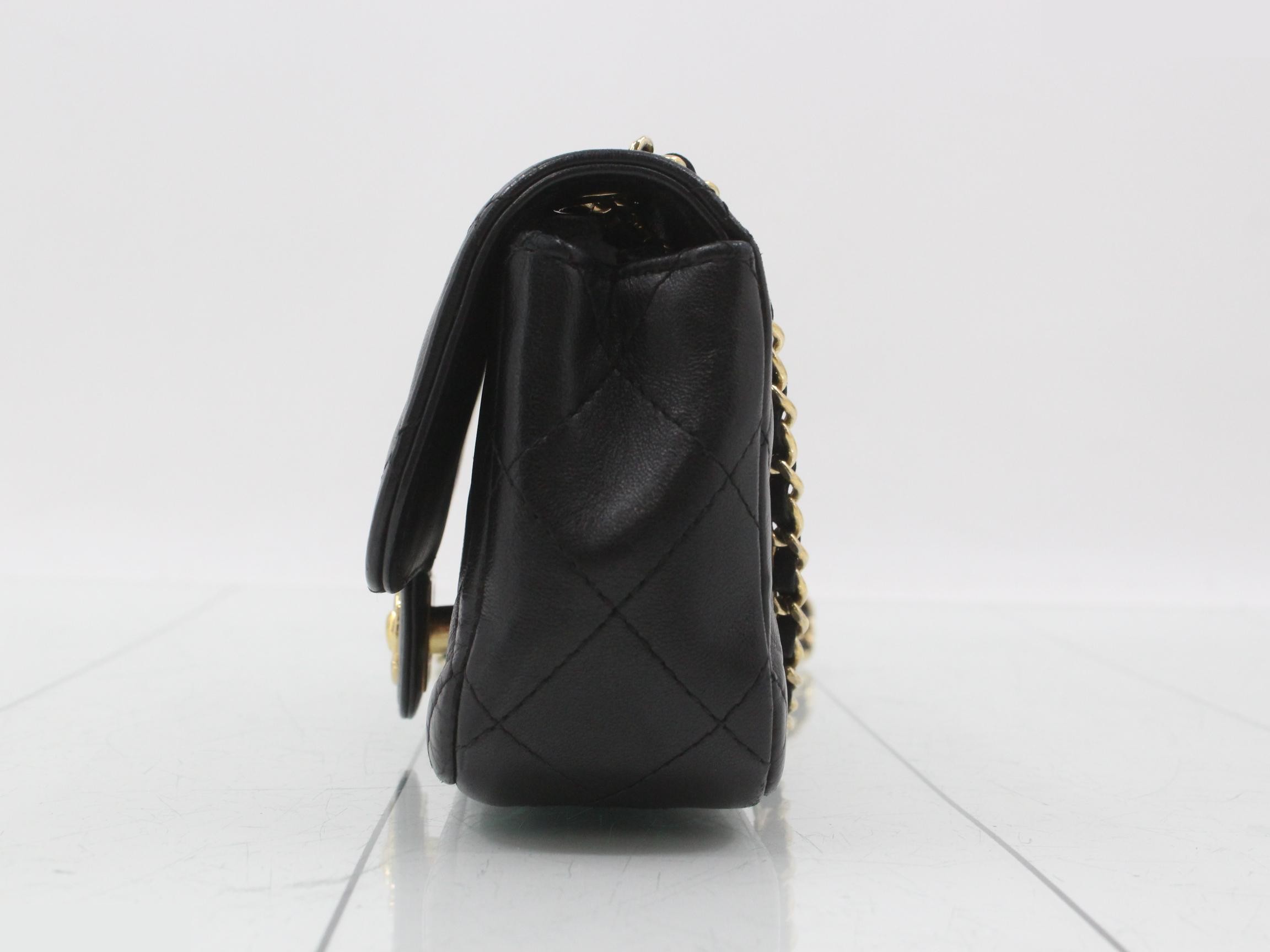 Matelassé Chain Shoulder Bag — view 3