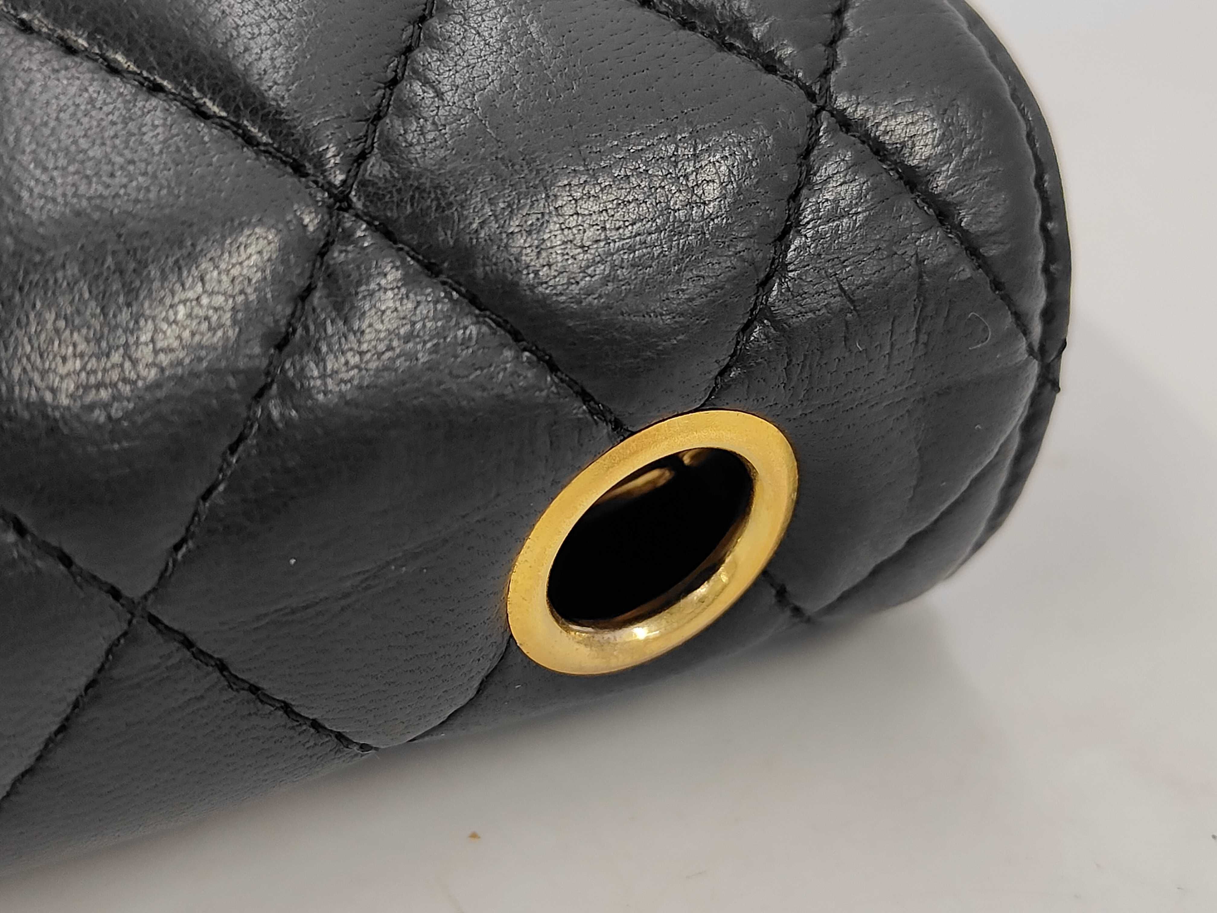 Lambskin Matelassé Chain Shoulder Bag — view 5