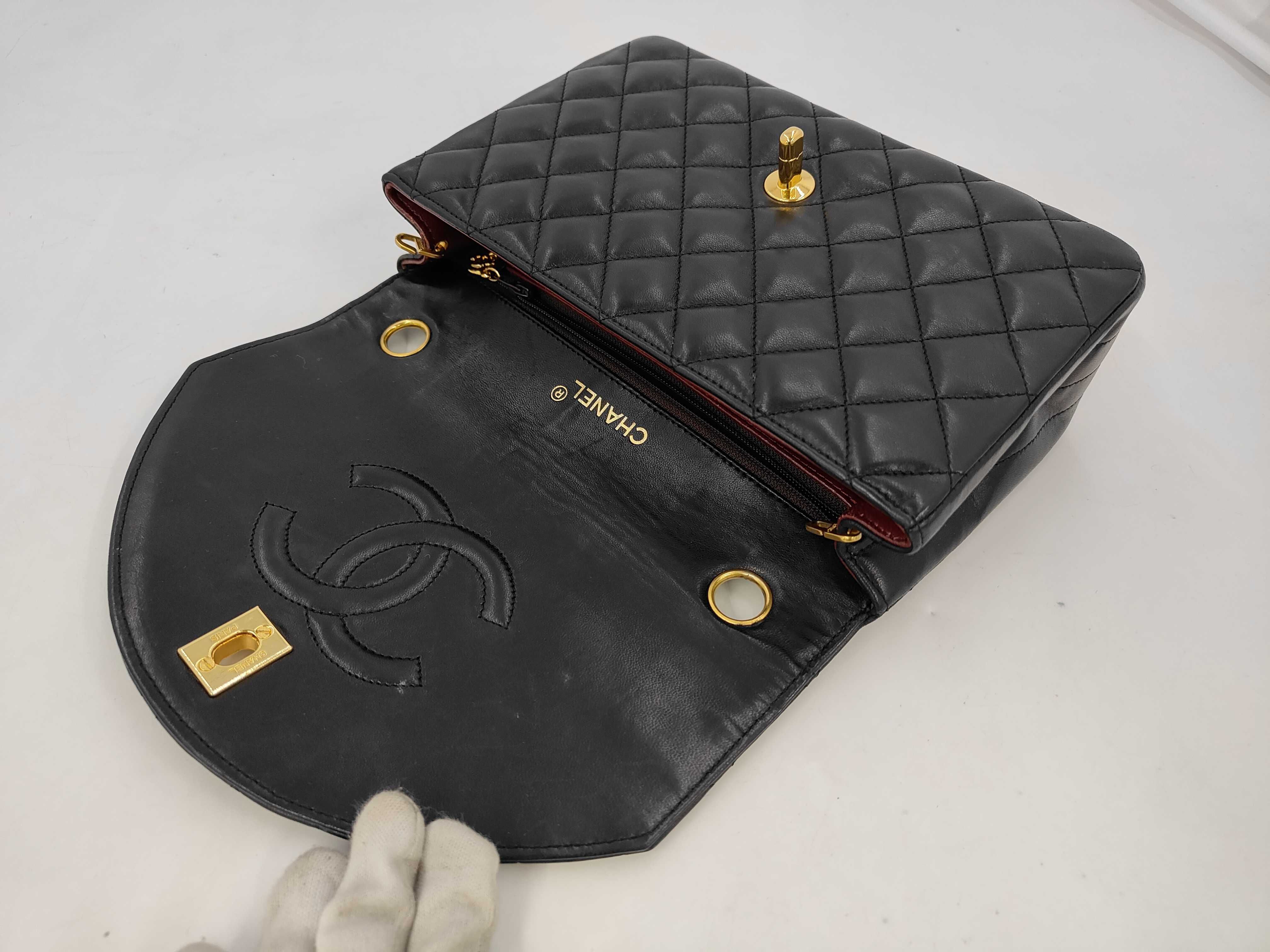 Lambskin Matelassé Chain Shoulder Bag — view 6