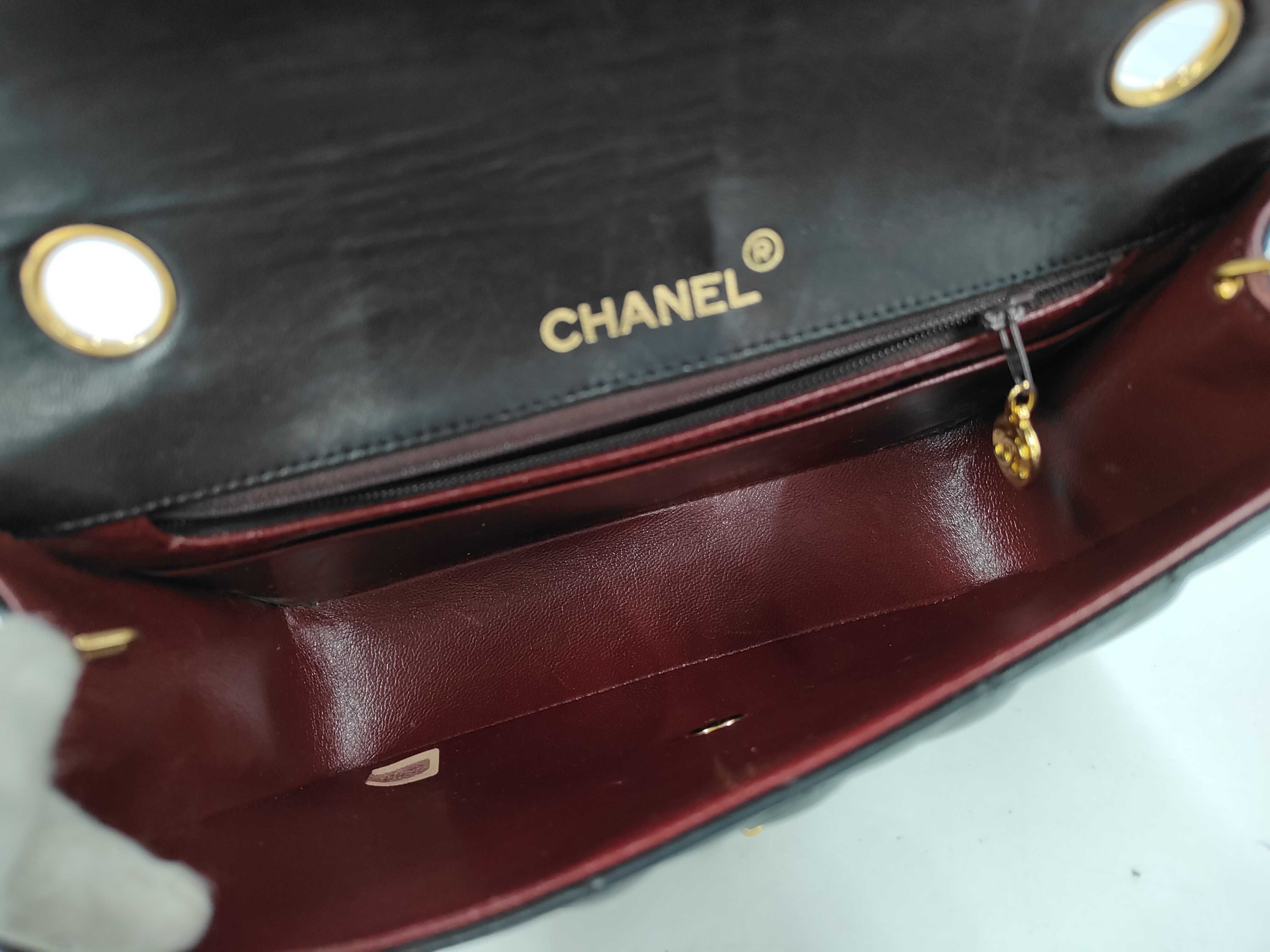 Lambskin Matelassé Chain Shoulder Bag — view 9