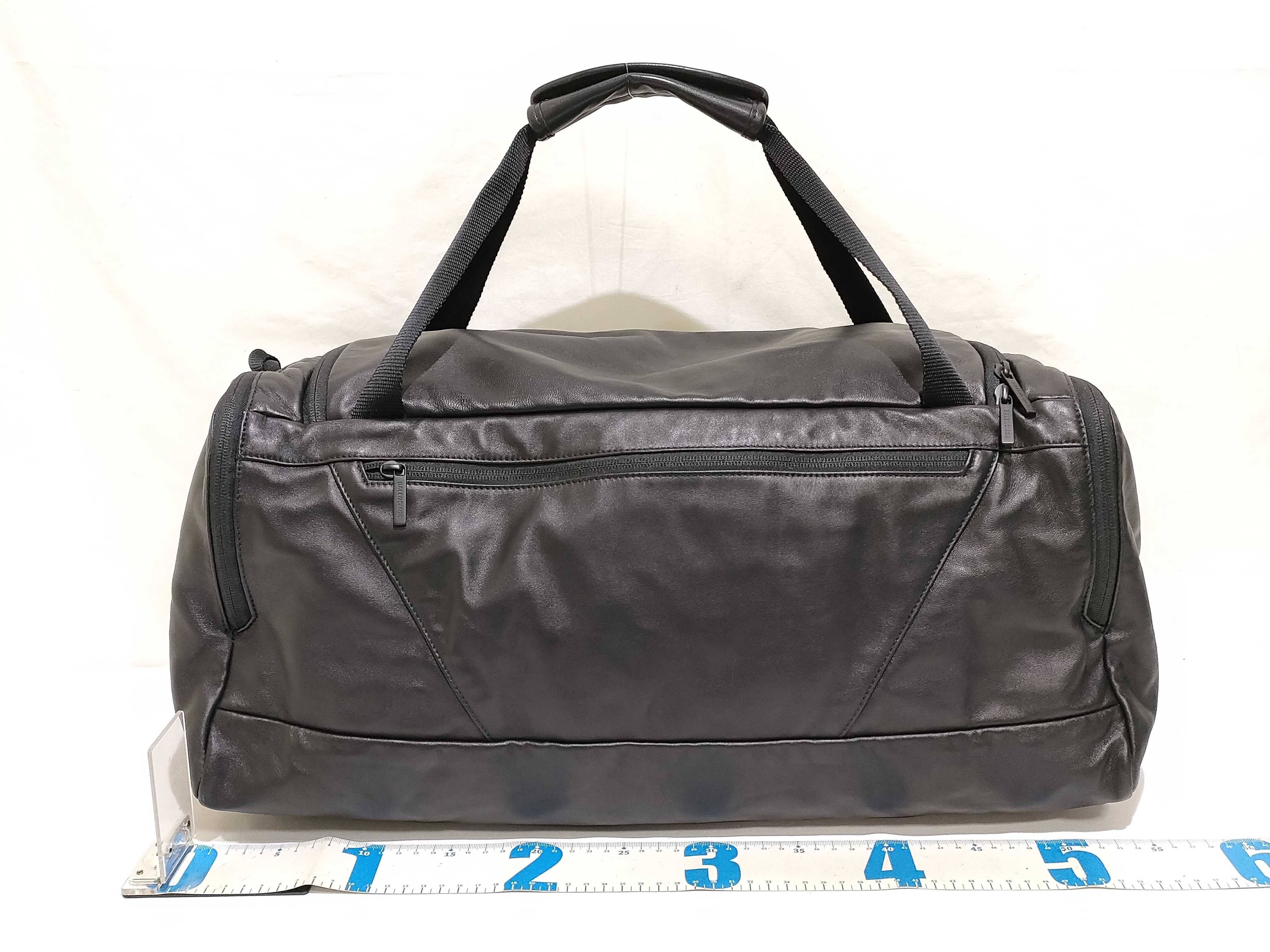 × UNDER ARMOUR Boston Bag, Leather, 811749, Black. — view 2