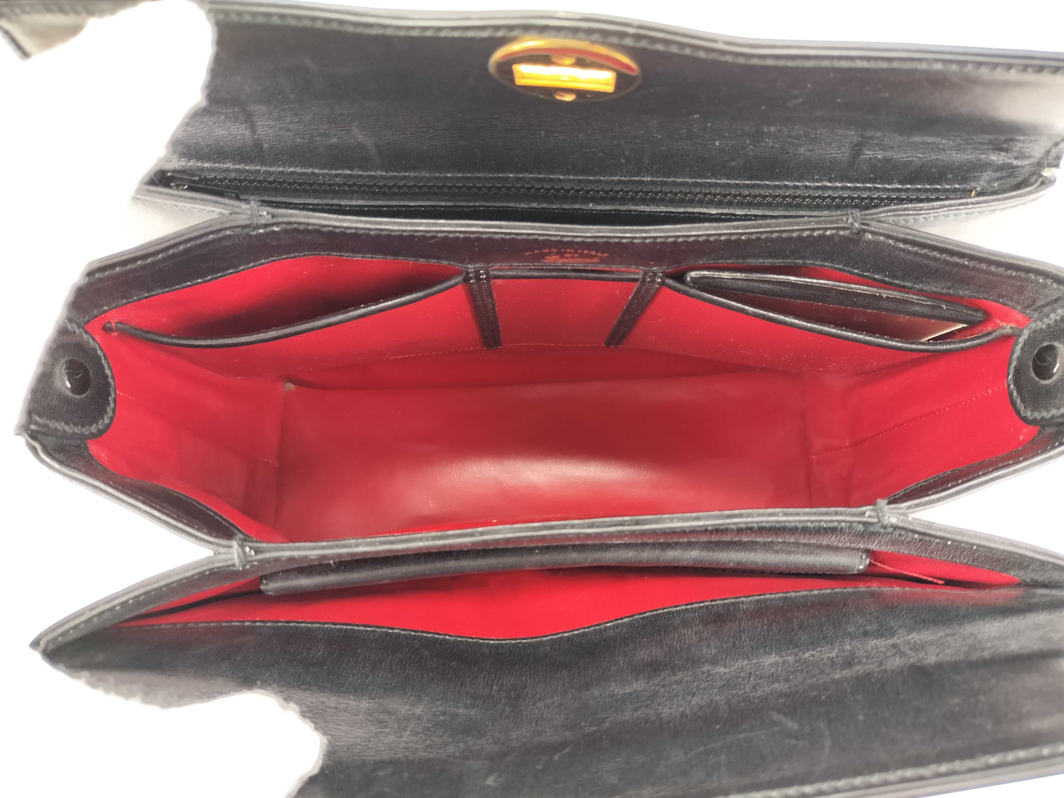 Old Turnlock Leather Handbag — view 12