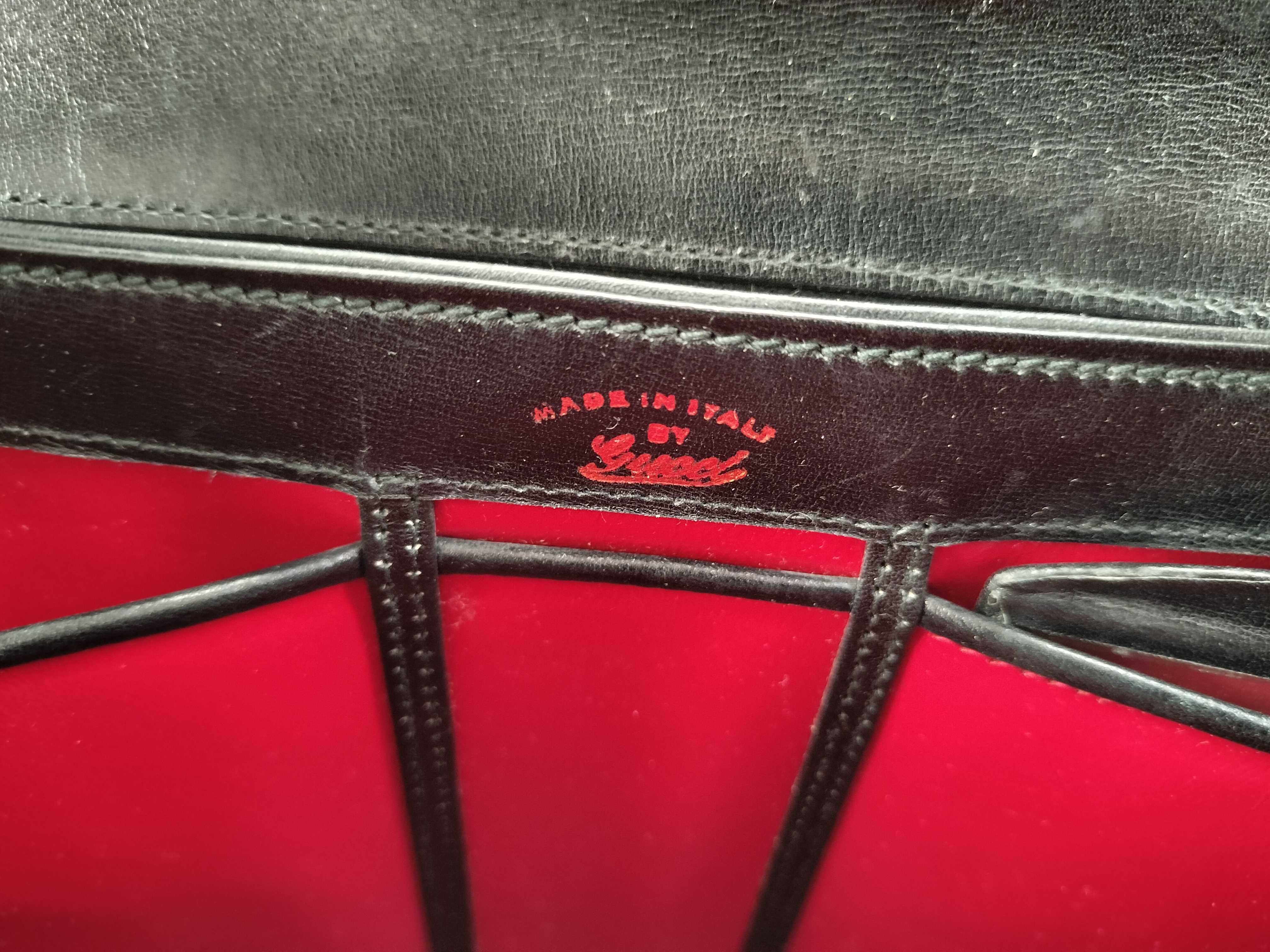 Old Turnlock Leather Handbag — view 13