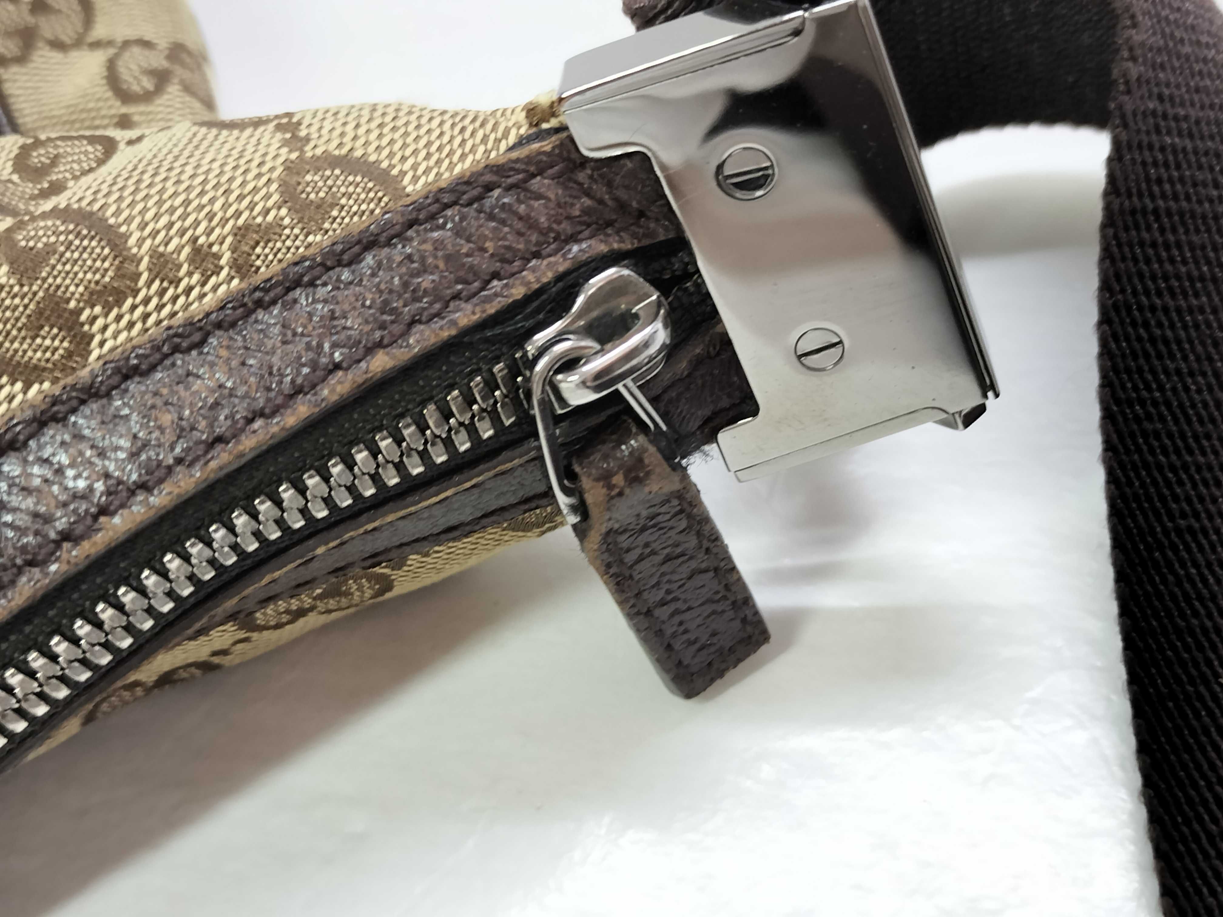 GG Canvas Shoulder Bag, Canvas x Leather, Beige, 122790 (Shoulder Bag) — view 13