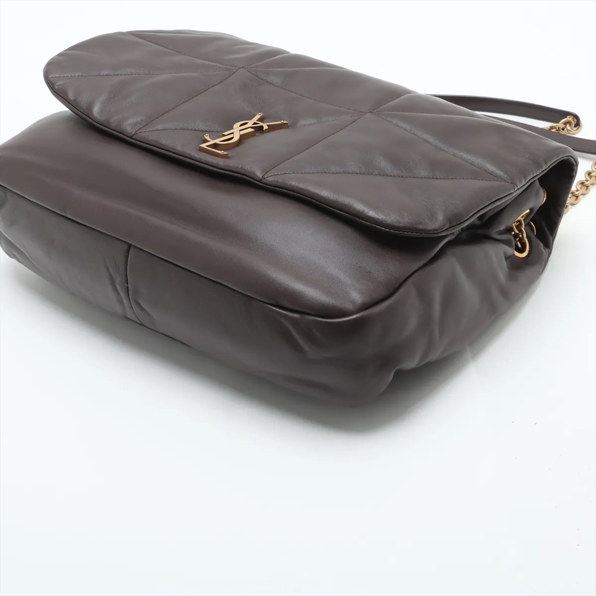 Jamie 4.3 Leather Chain Shoulder Bag, Brown, 742431 — view 3