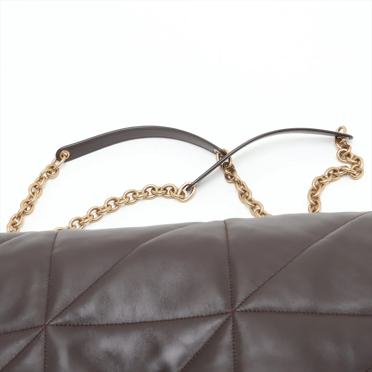 Jamie 4.3 Leather Chain Shoulder Bag, Brown, 742431 — view 6
