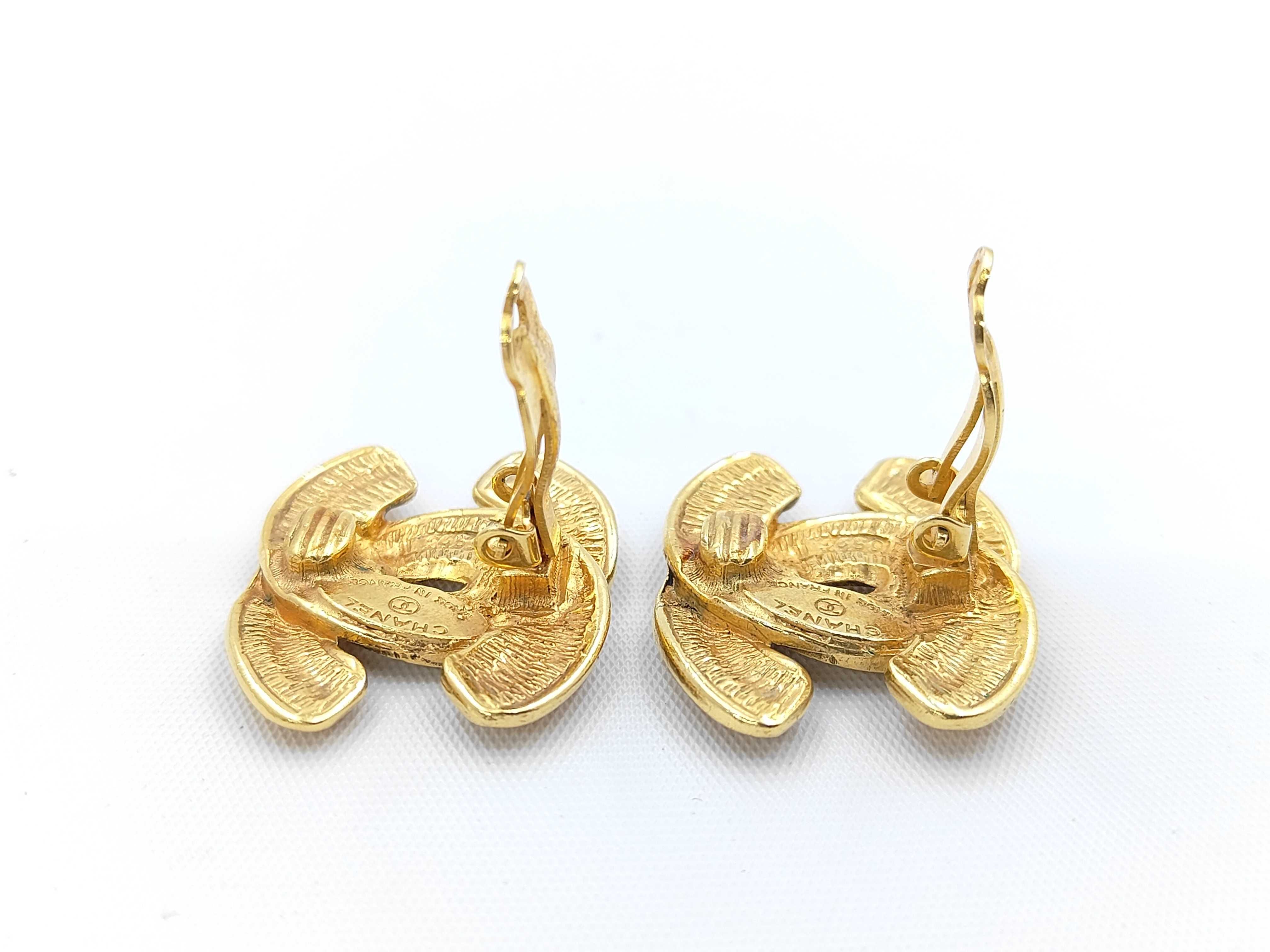 earrings, Coco Mark Matelassé earrings — view 4
