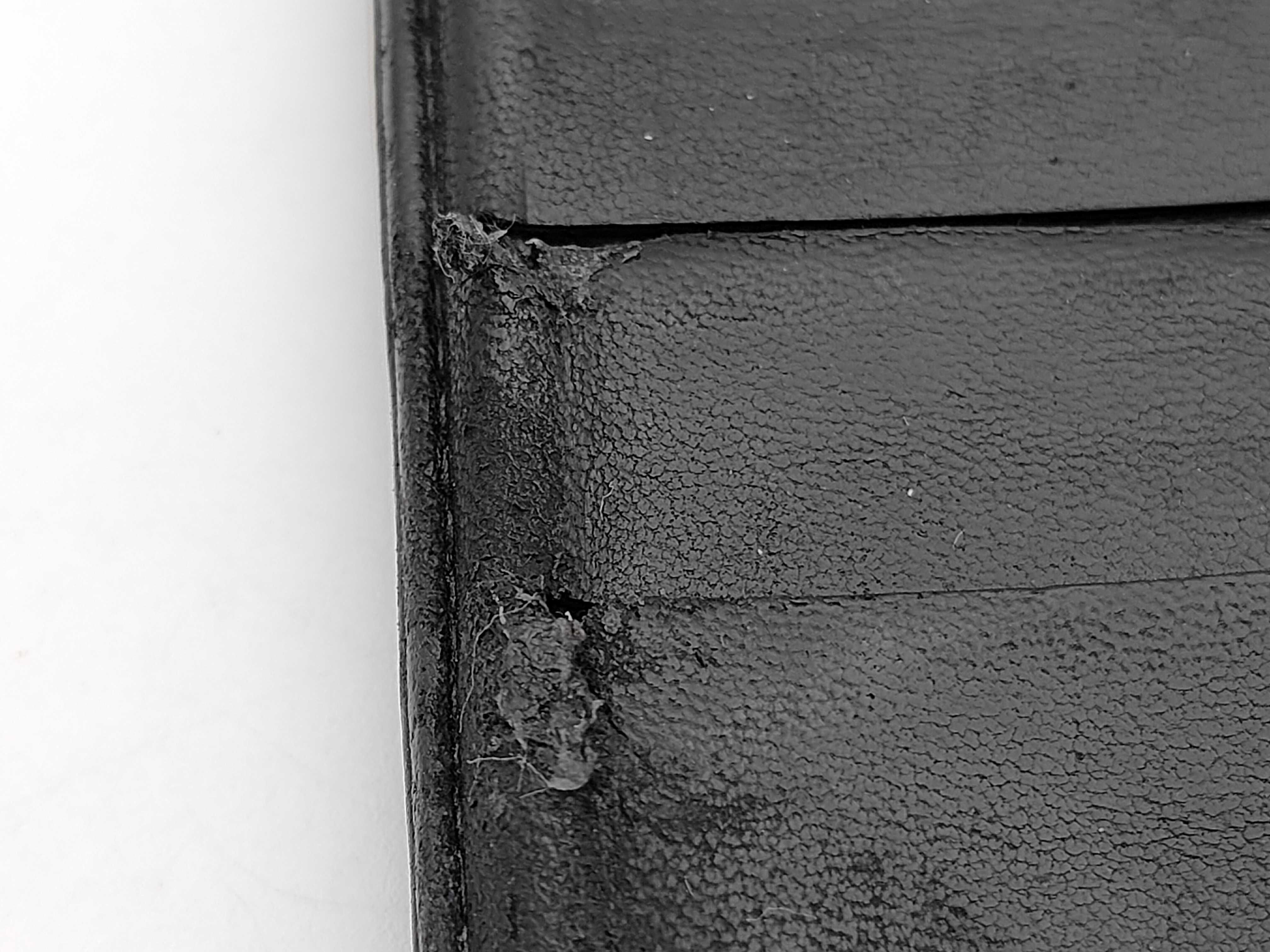 Caviar Skin Coco Mark Long Wallet (with sticker, serial number in the 9 range) — view 12
