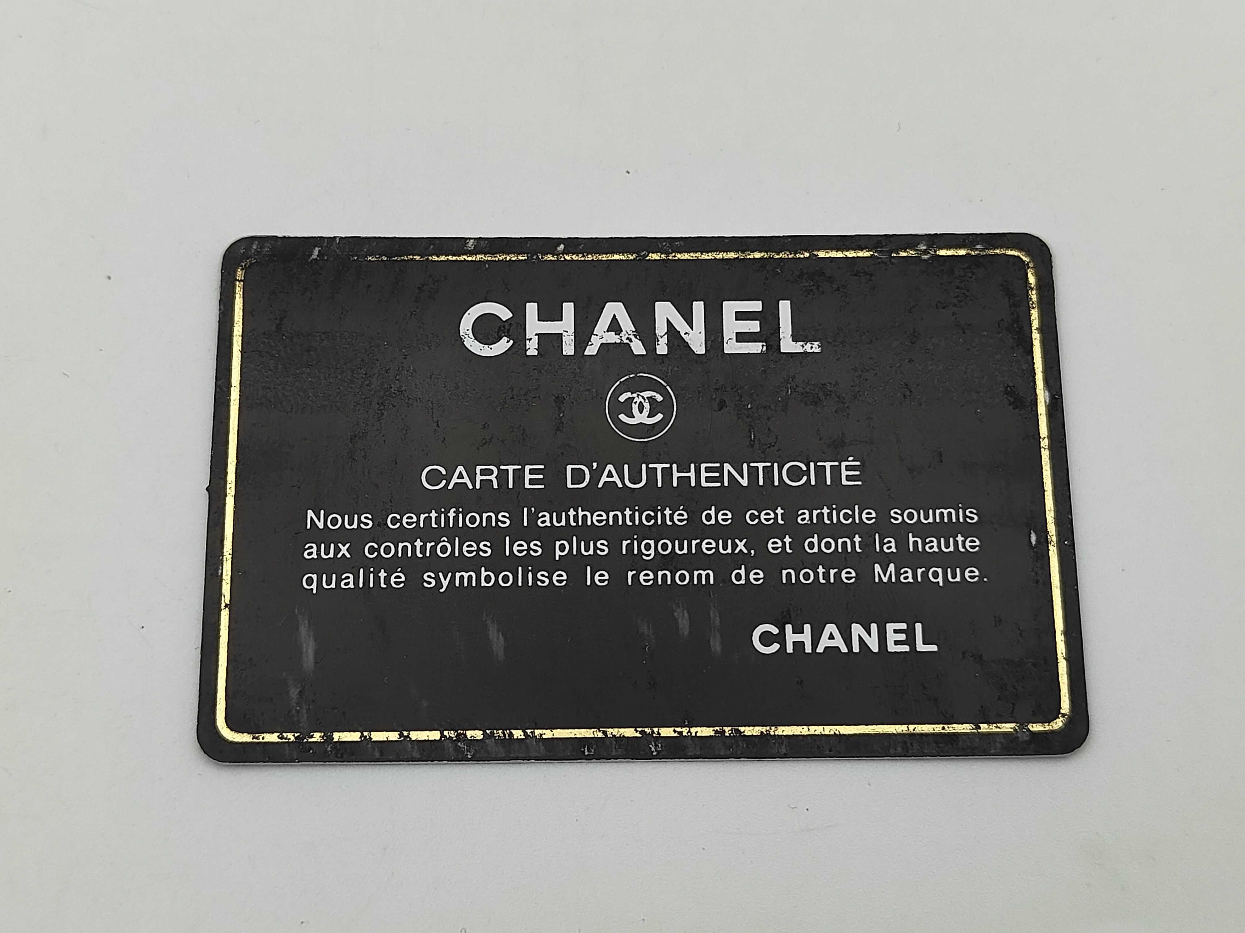 Caviar Skin Coco Mark Long Wallet (with sticker, serial number in the 9 range) — view 13