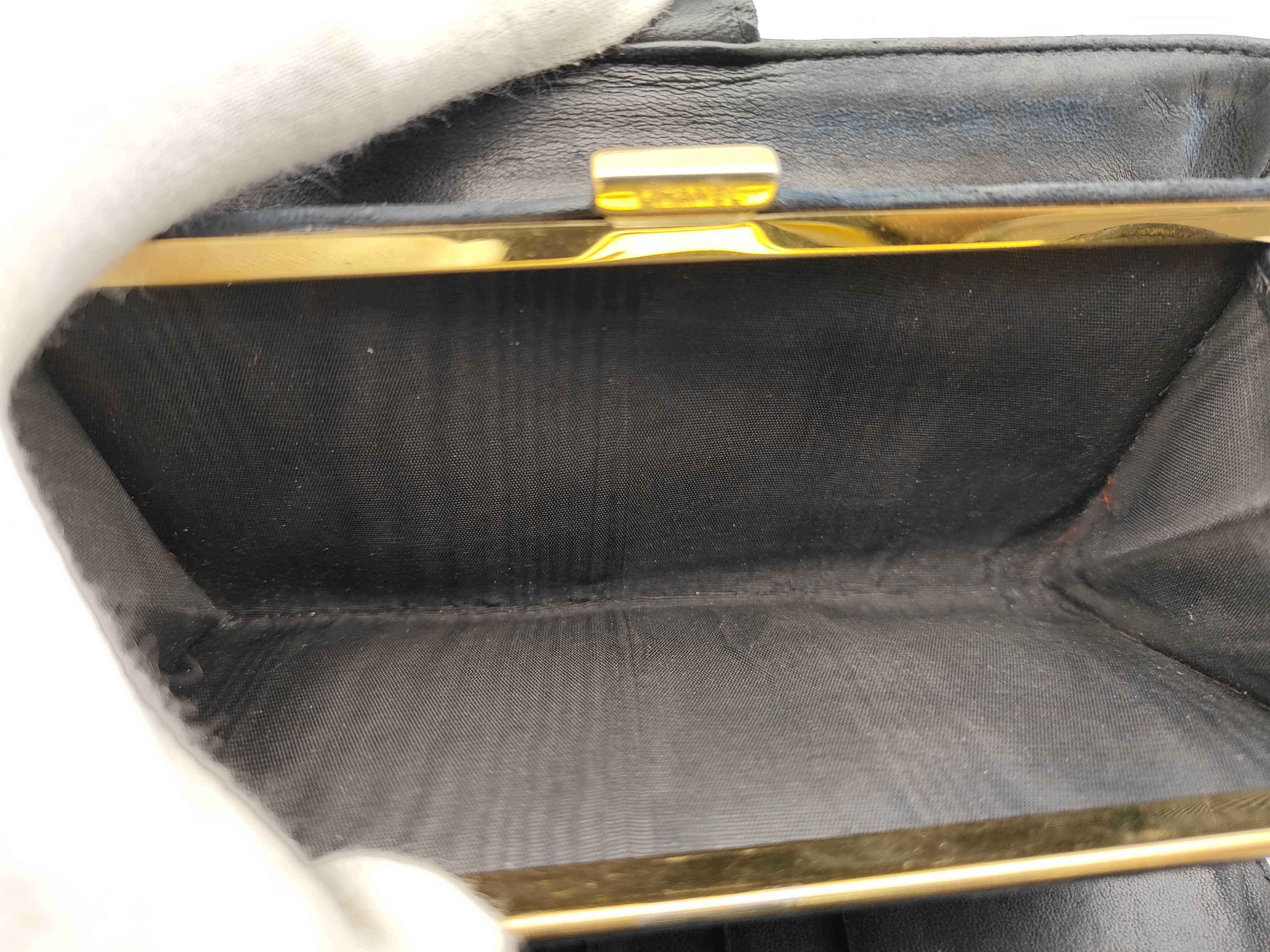 Caviar Skin Coco Mark Long Wallet (with sticker, serial number in the 9 range) — view 8
