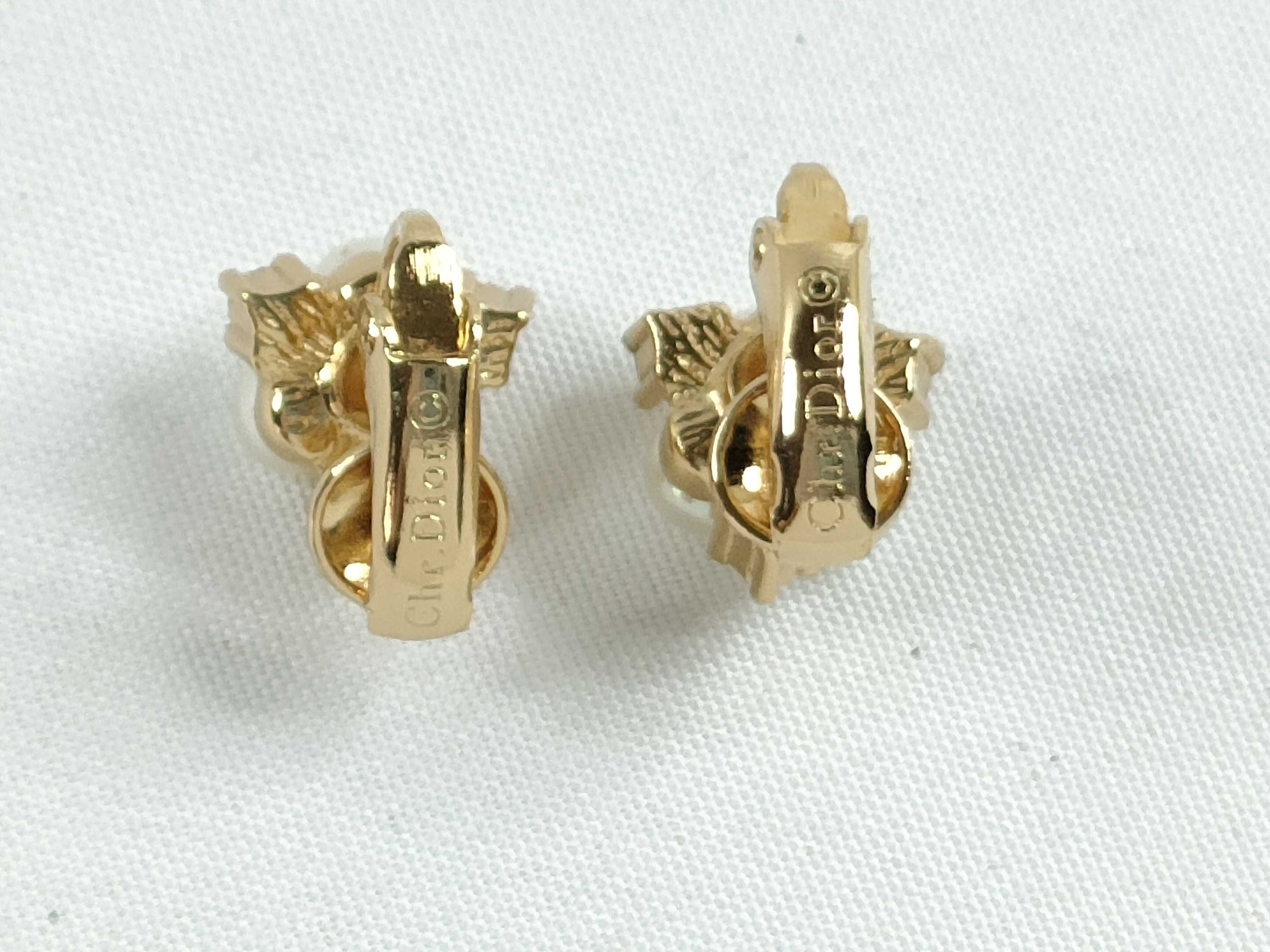 Christian Earrings, Pearl Gold Earrings — view 2