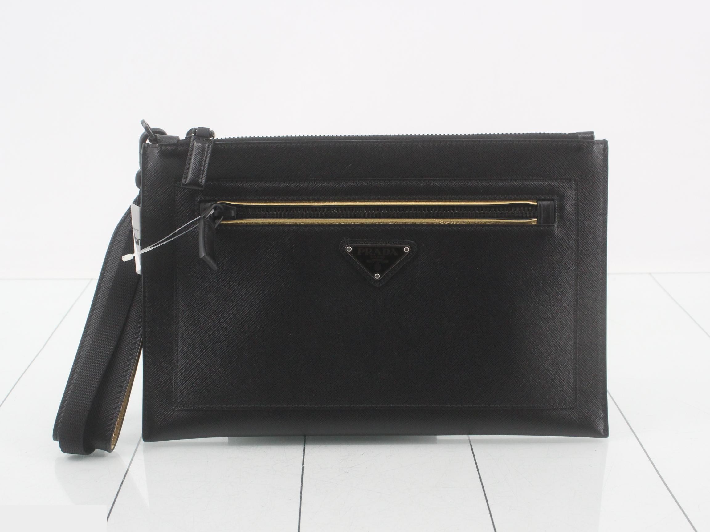 Saffiano Clutch Pouch