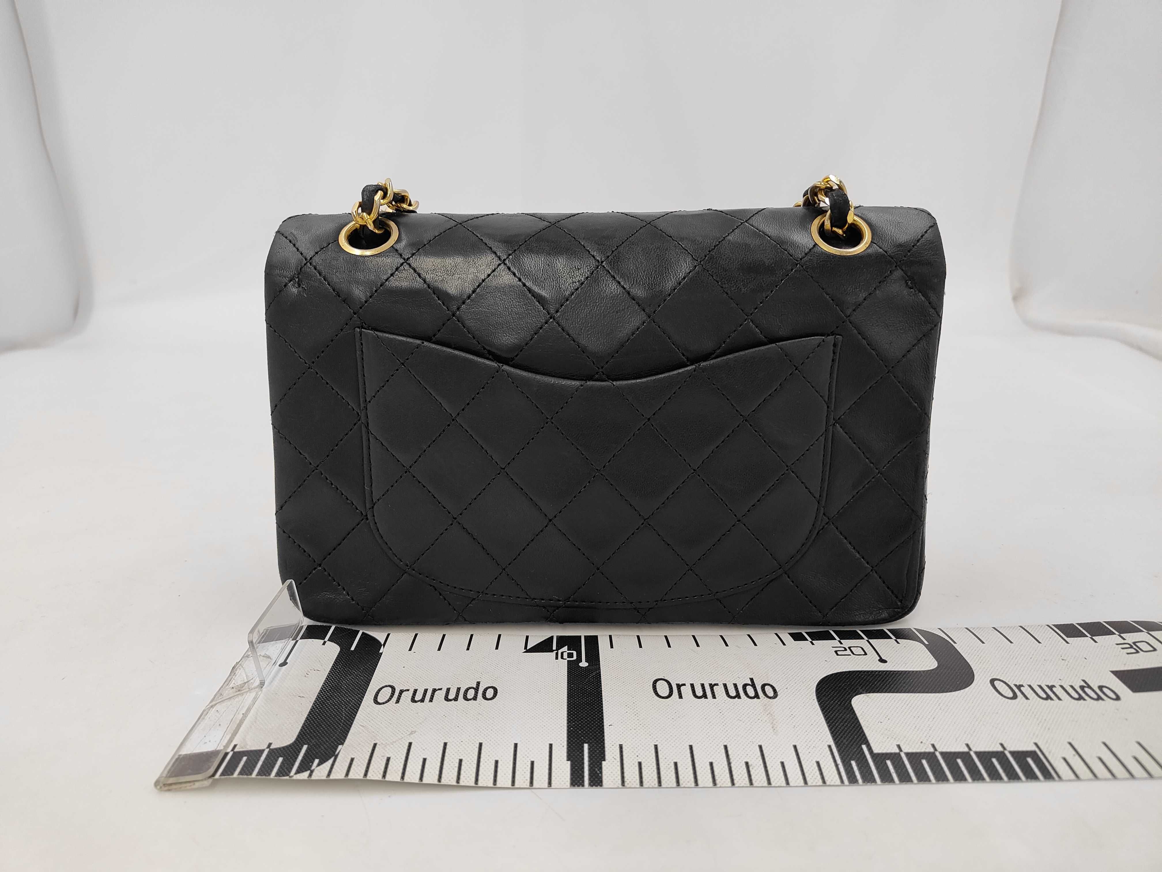 Matelassé Lambskin Double Flap Shoulder Bag — view 2