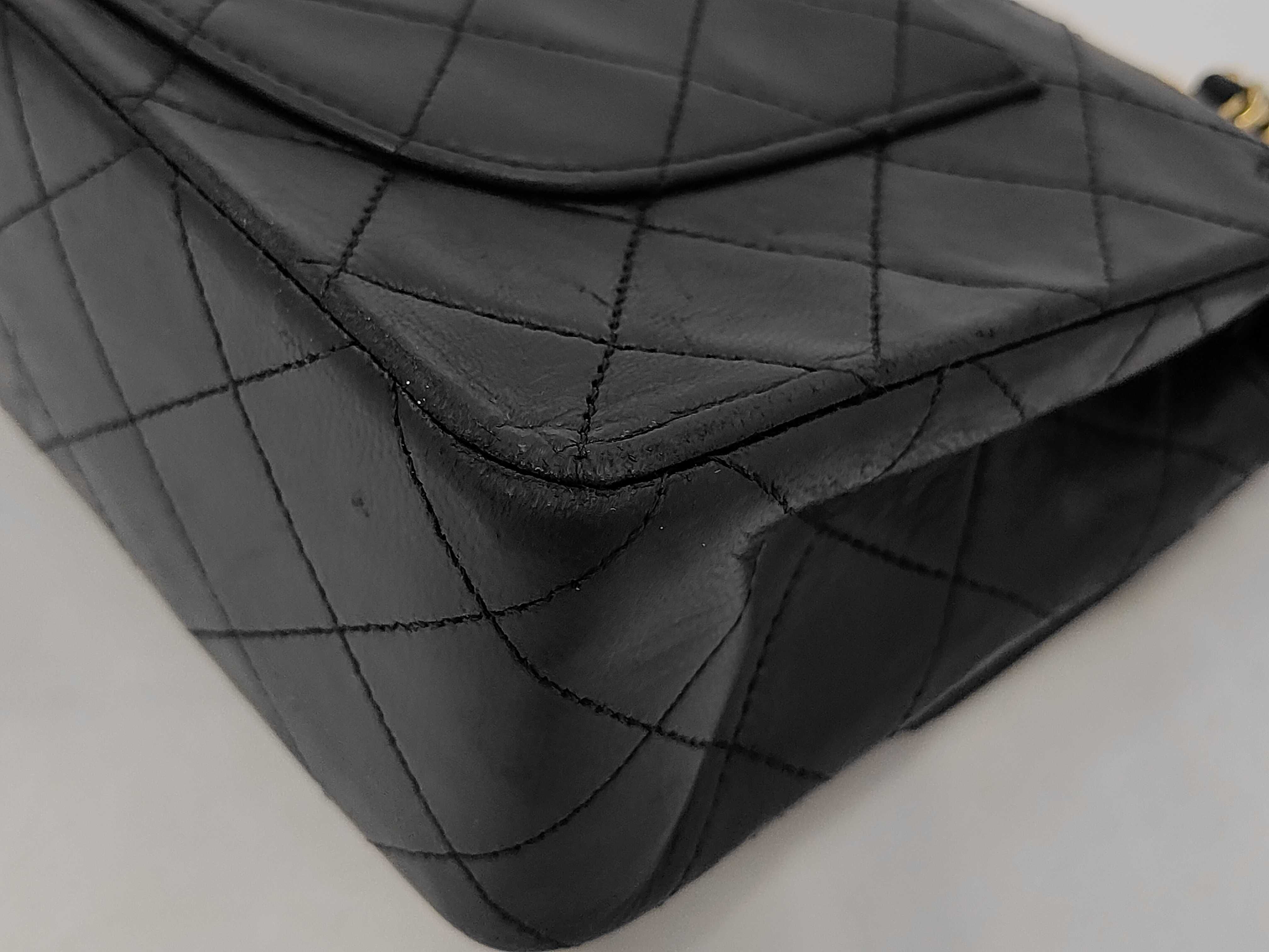 Matelassé Lambskin Double Flap Shoulder Bag — view 3