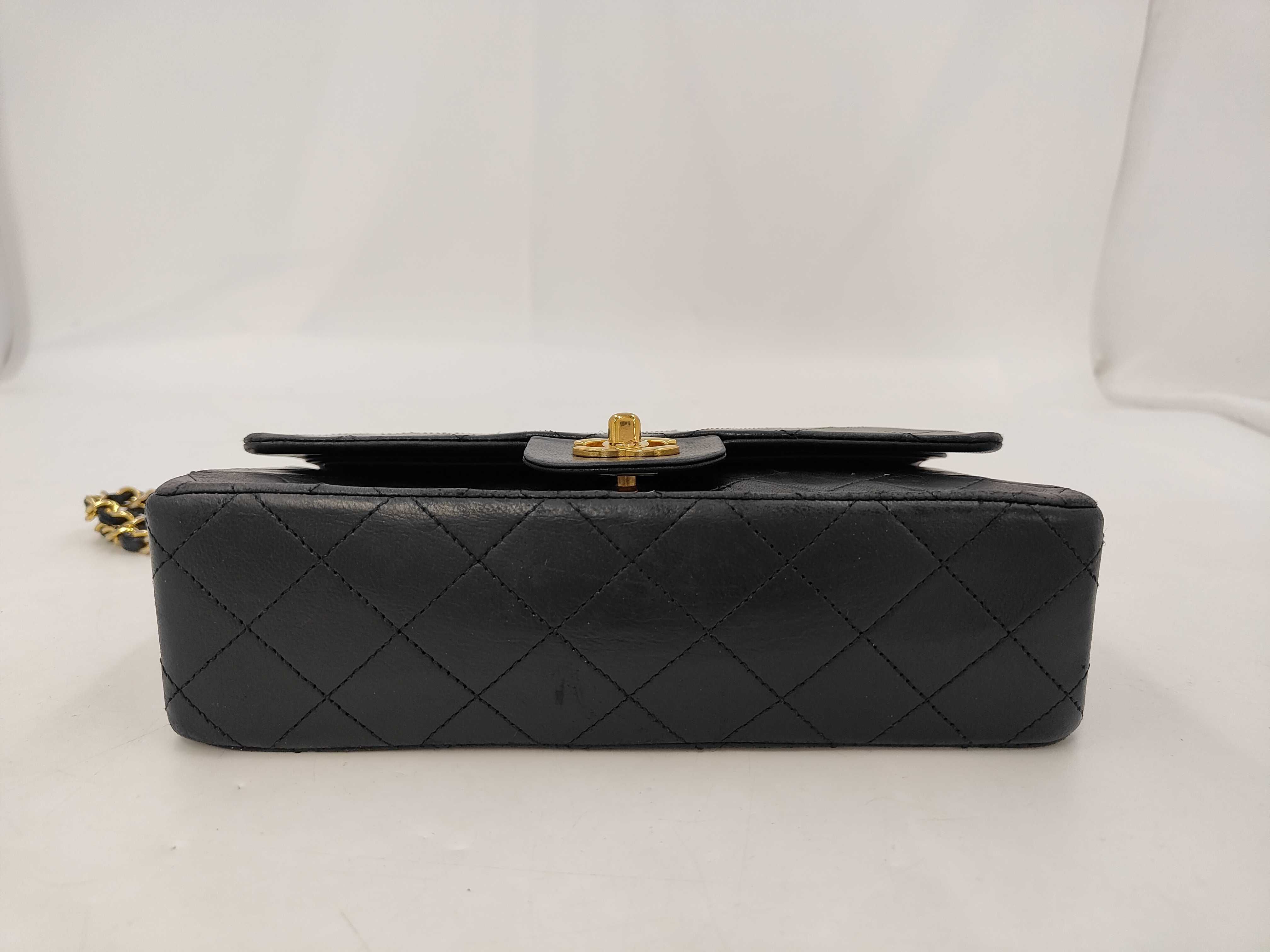 Matelassé Lambskin Double Flap Shoulder Bag — view 4