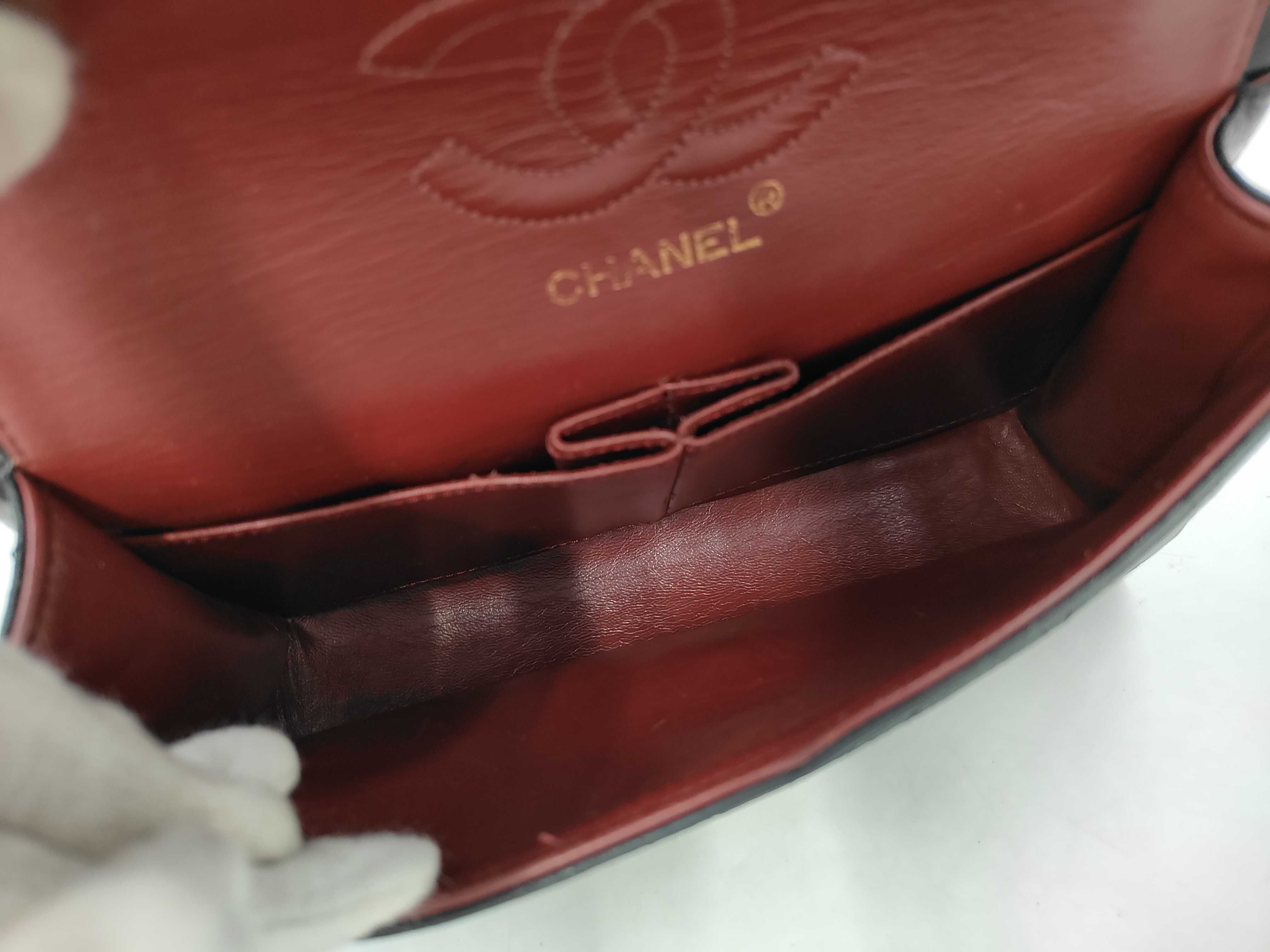 Matelassé Lambskin Double Flap Shoulder Bag — view 10