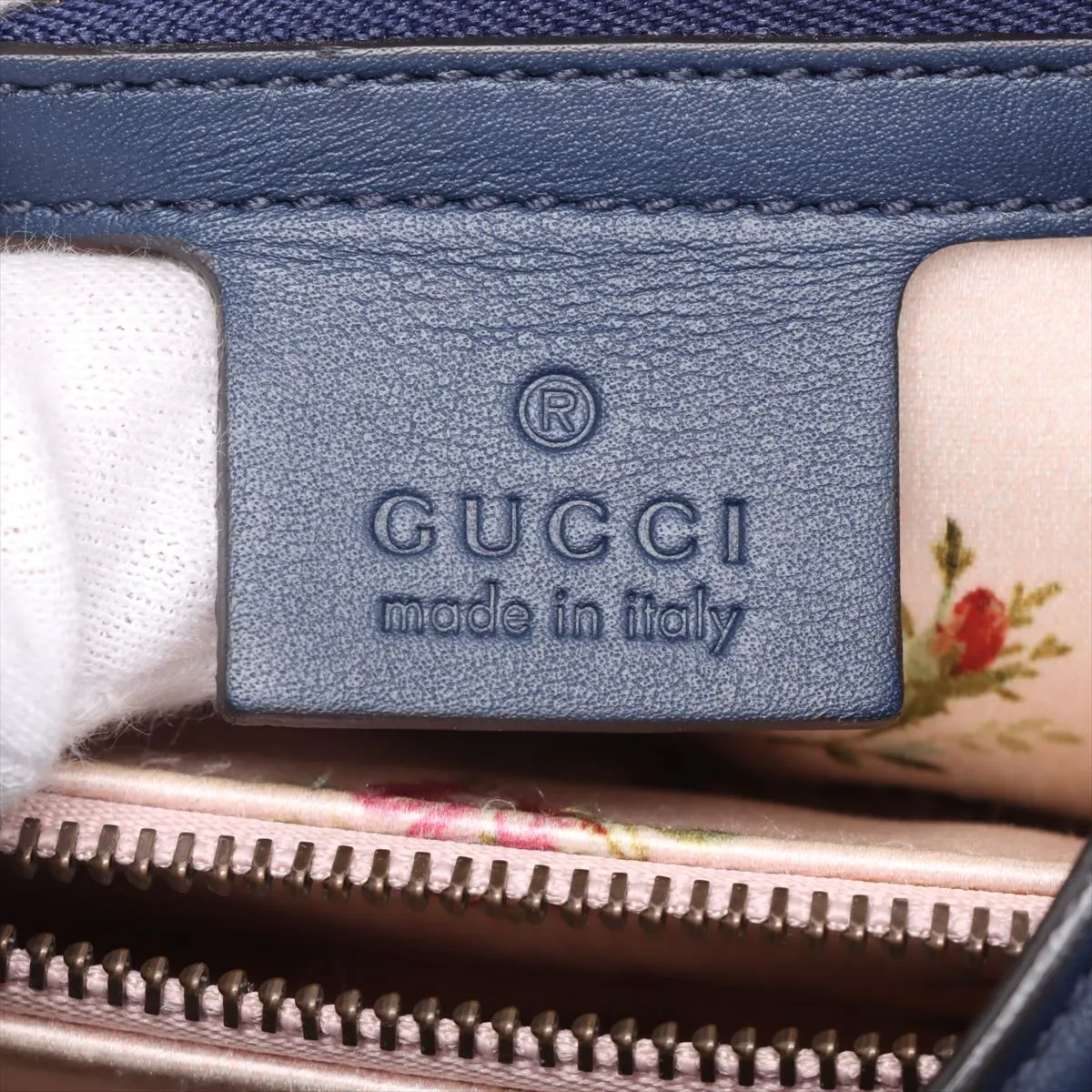 GG Marmont Denim 2WAY Handbag Blue 448054 — view 13