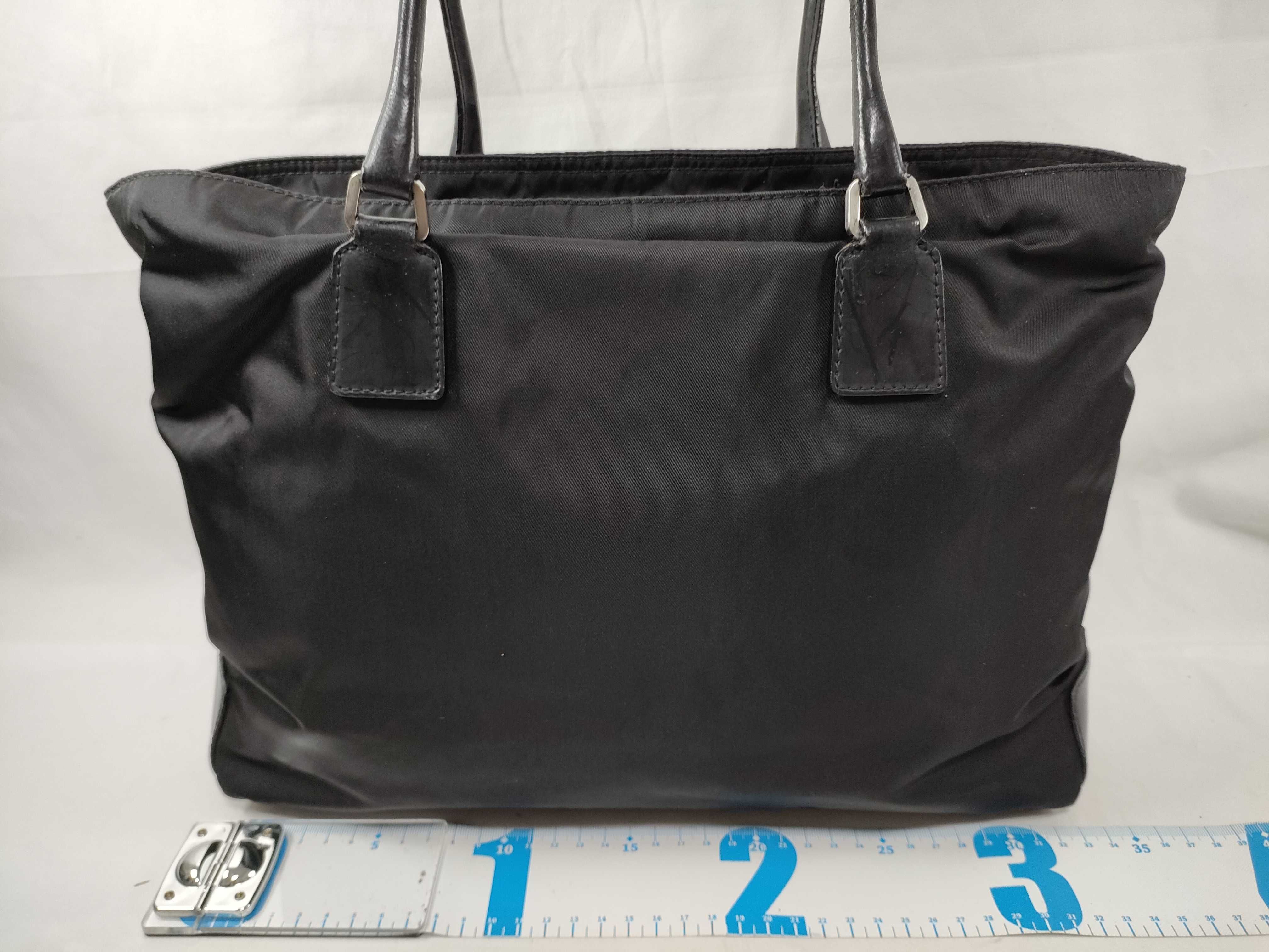 Tote Bag Nylon Black Tote Bag — view 2