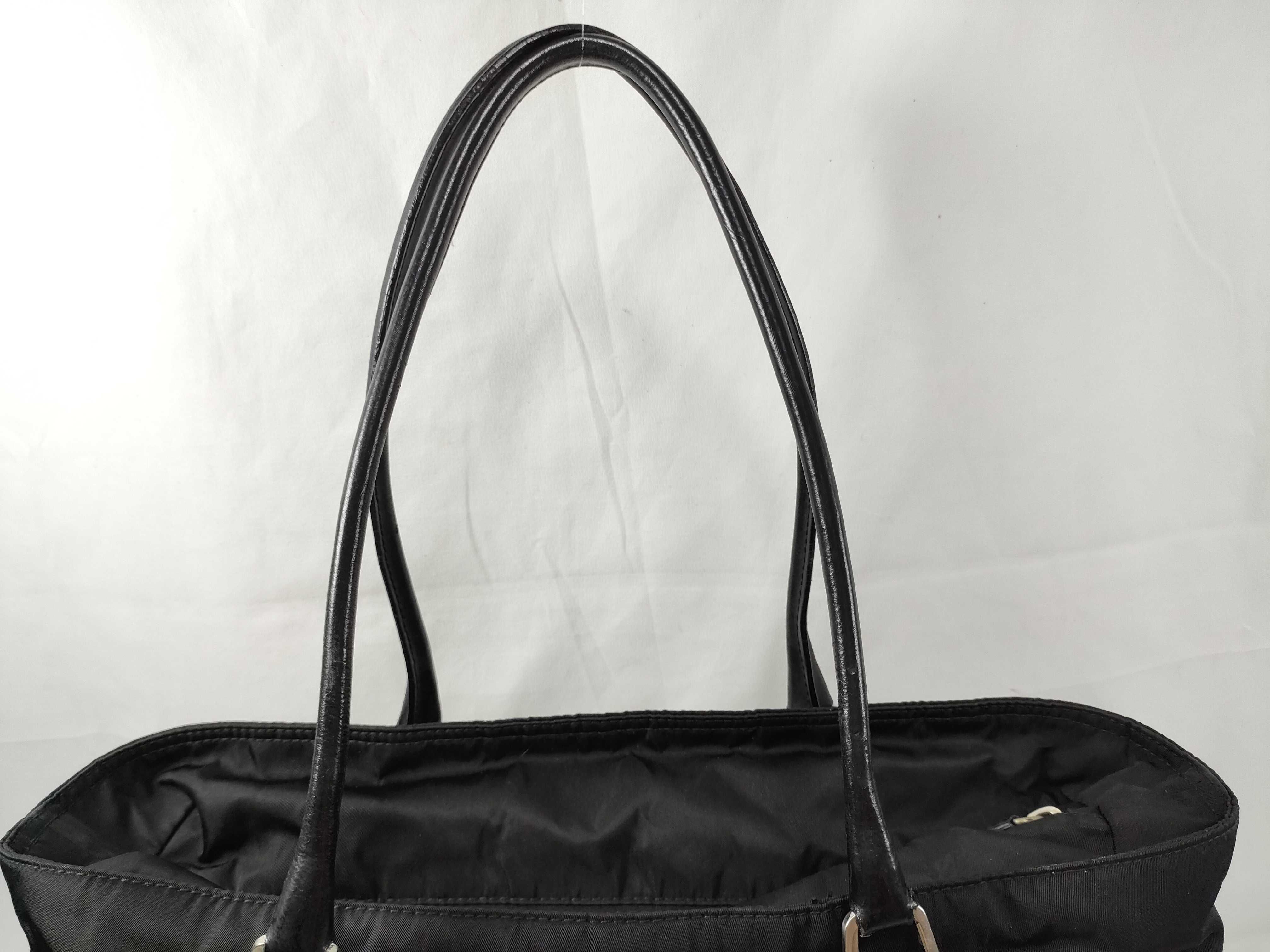 Tote Bag Nylon Black Tote Bag — view 3