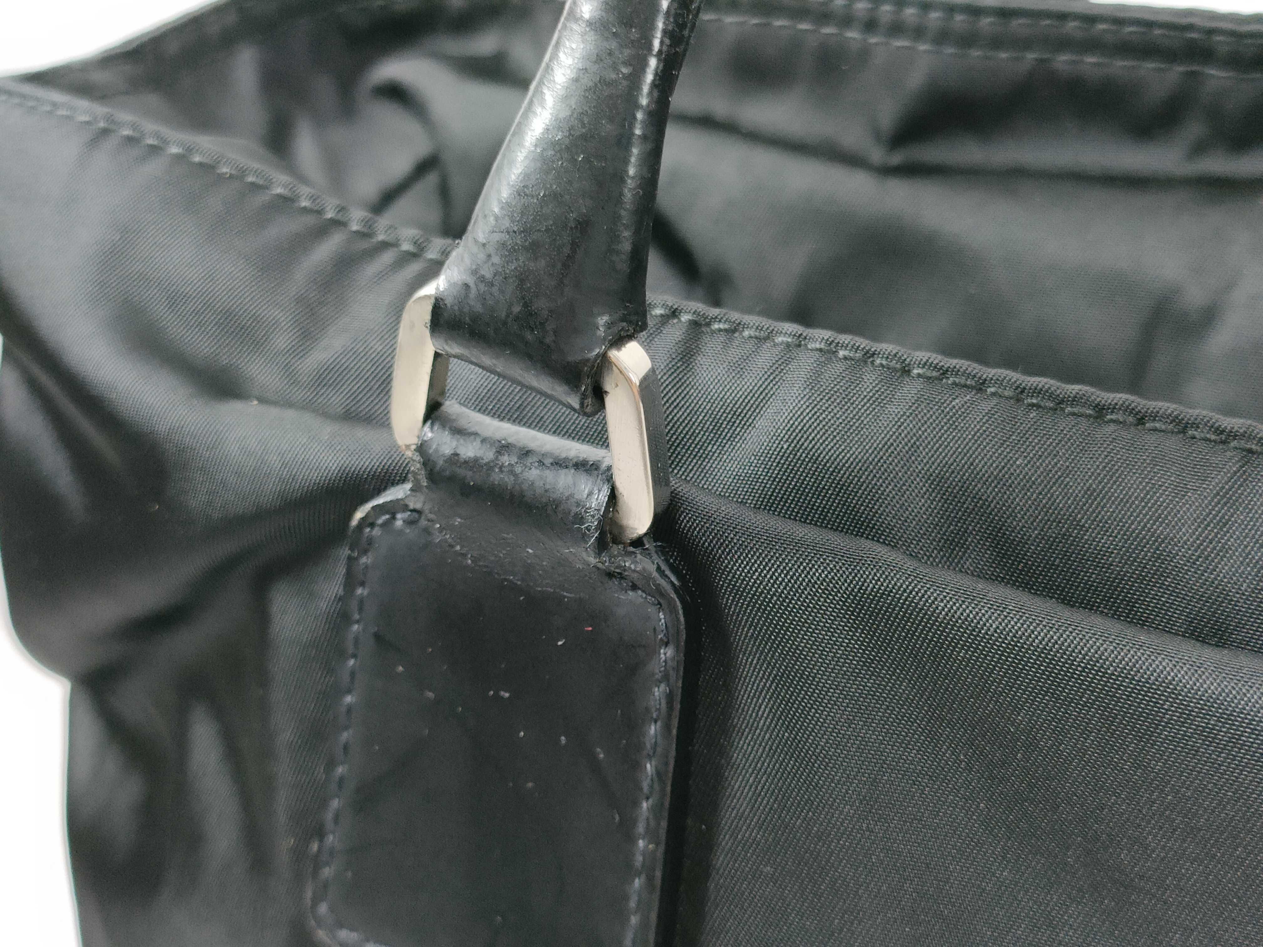 Tote Bag Nylon Black Tote Bag — view 4