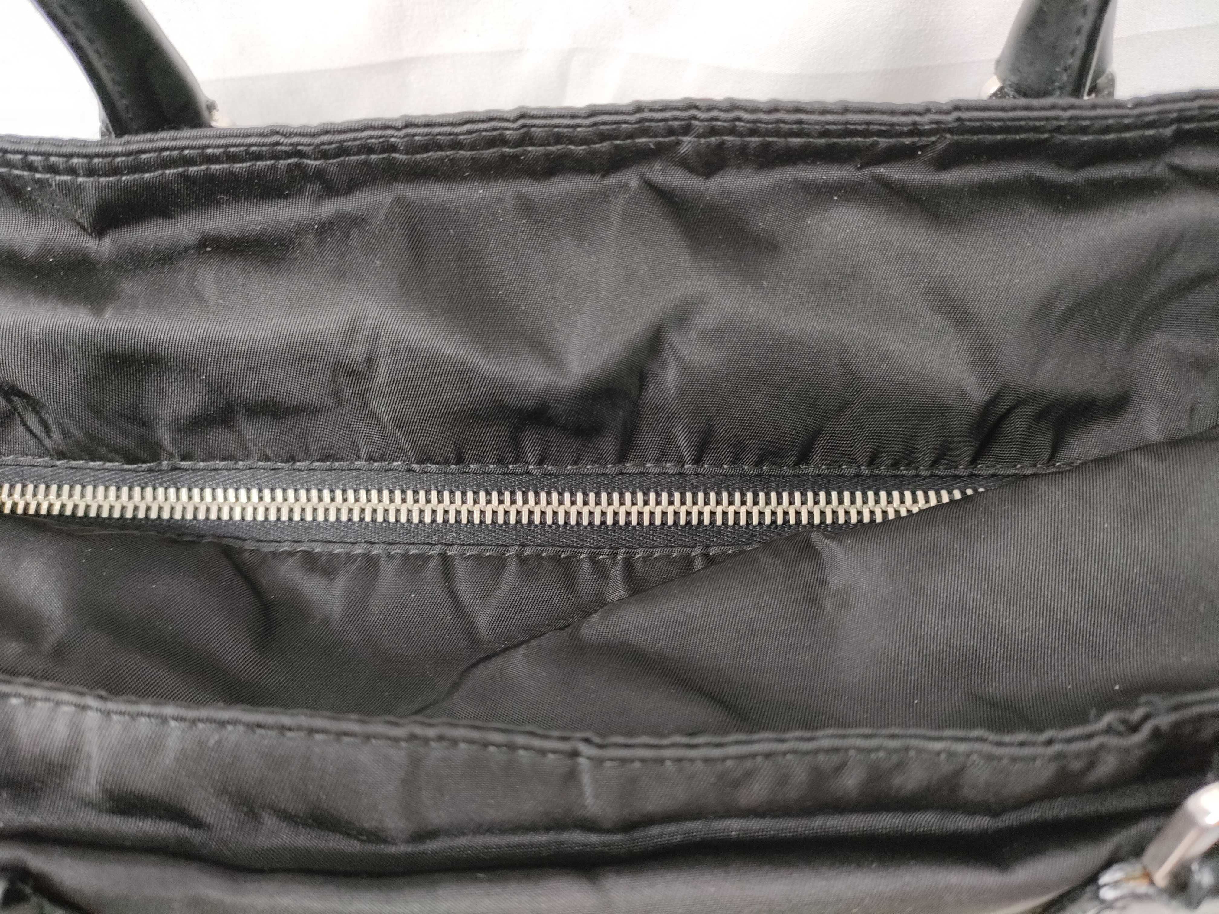 Tote Bag Nylon Black Tote Bag — view 5