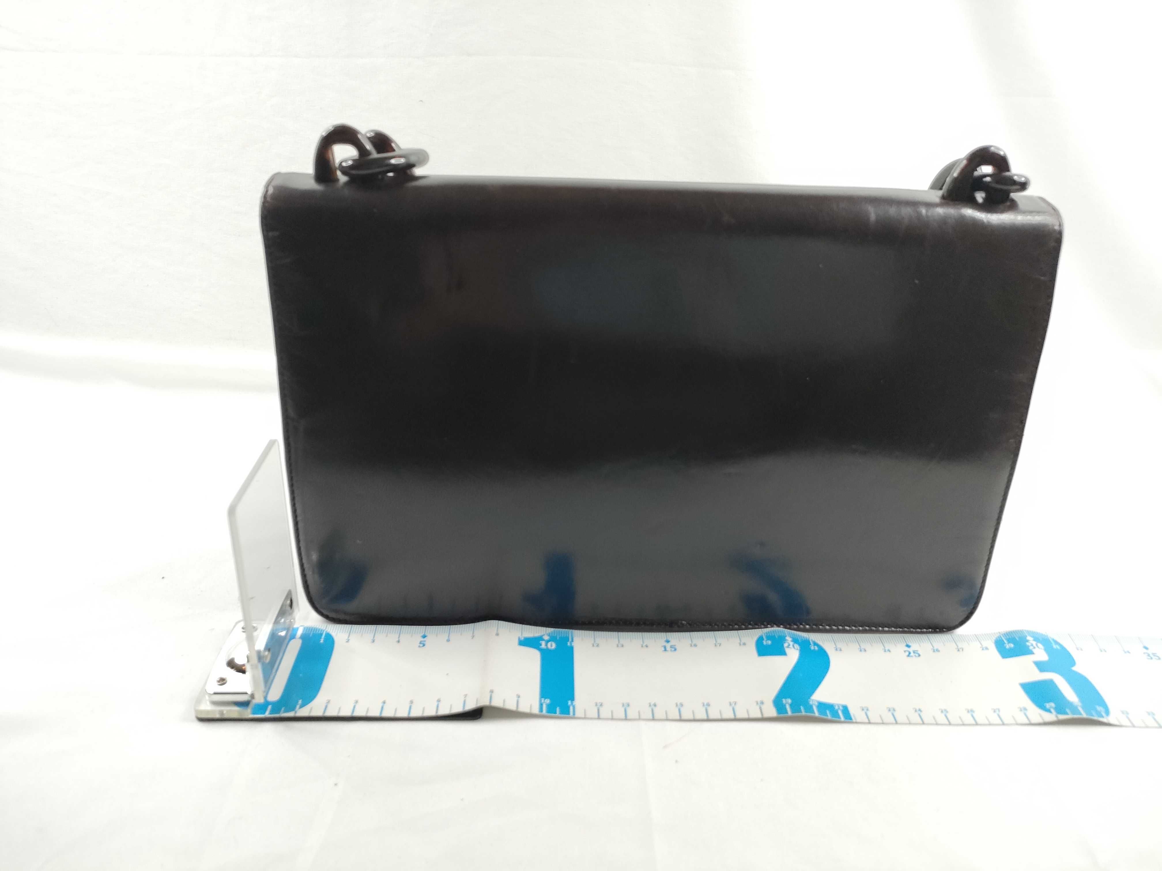 Leather Chain Shoulder Bag — view 2