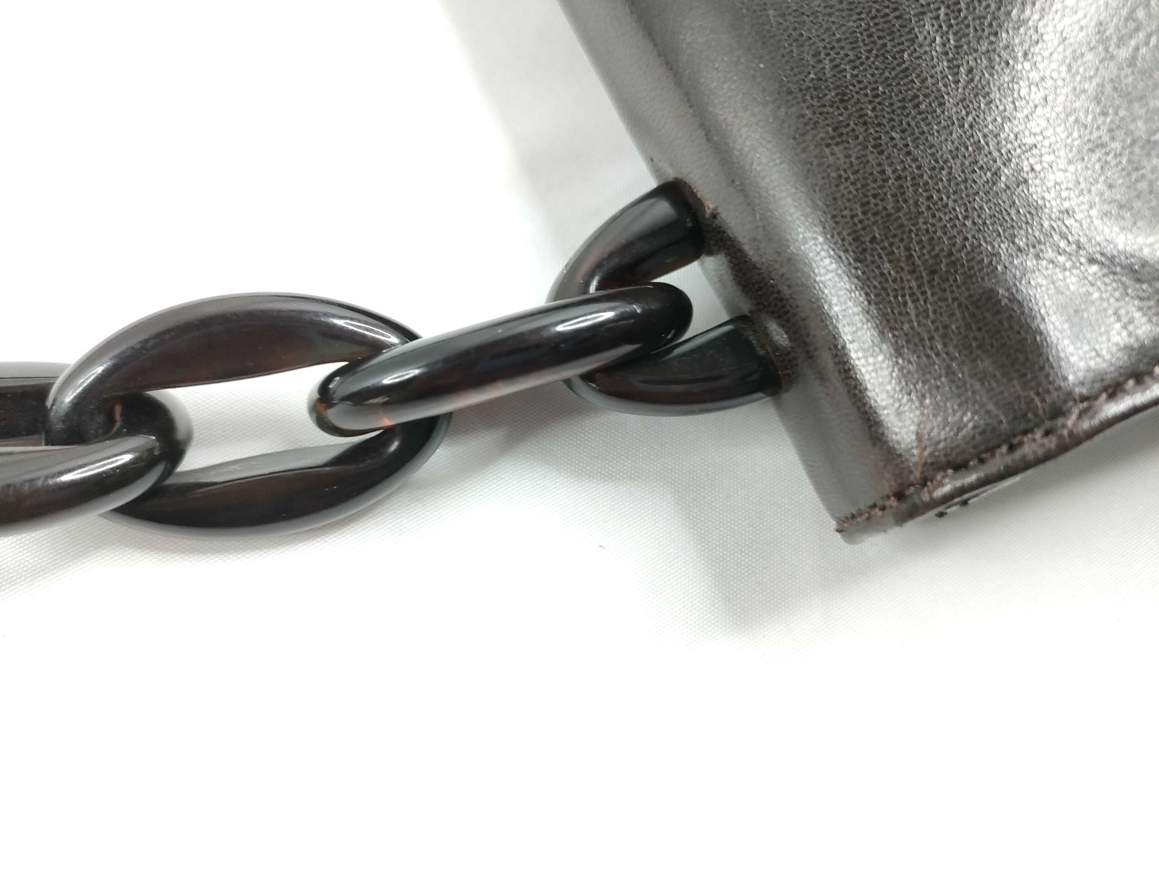 Leather Chain Shoulder Bag — view 8