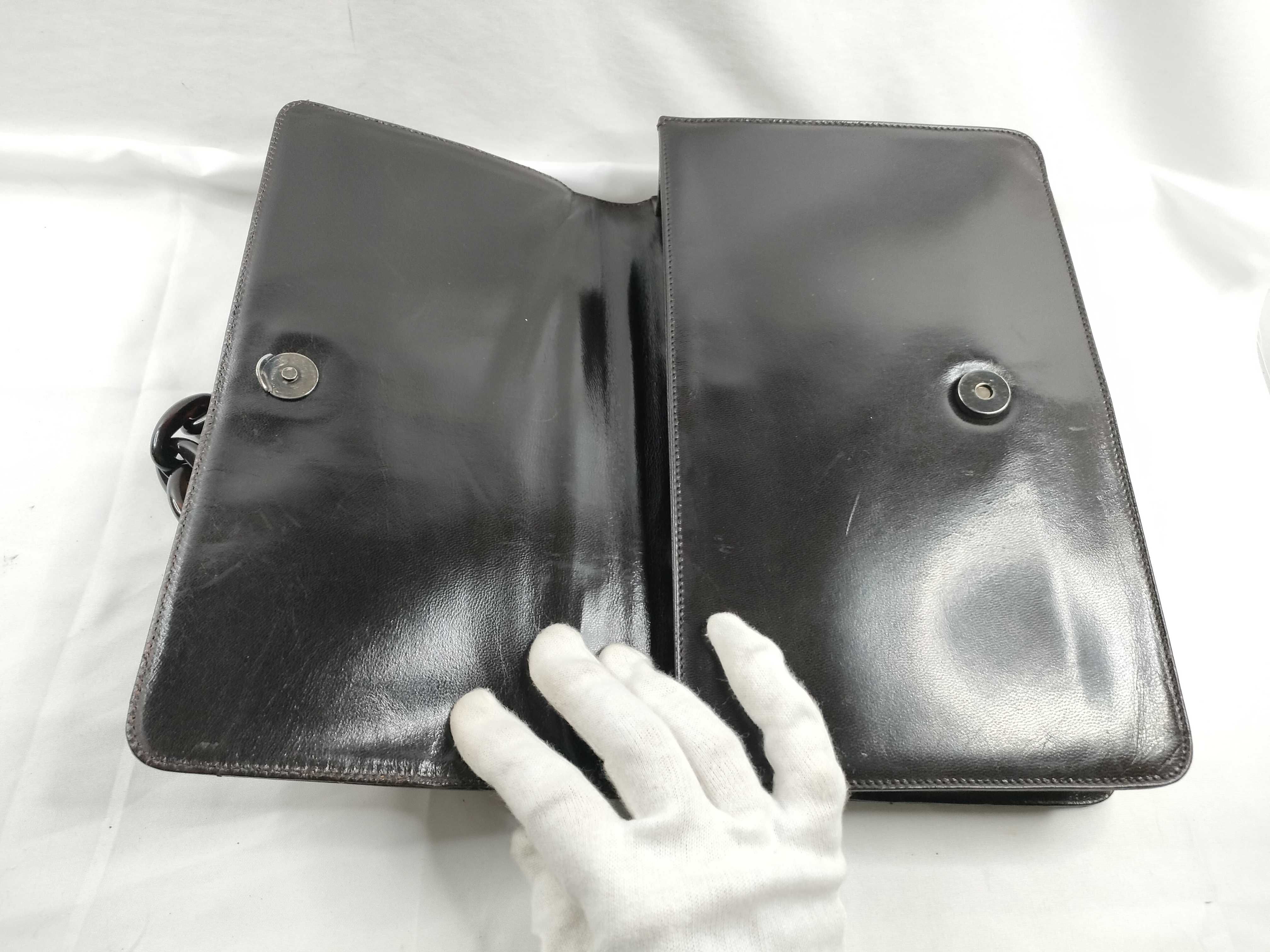Leather Chain Shoulder Bag — view 9