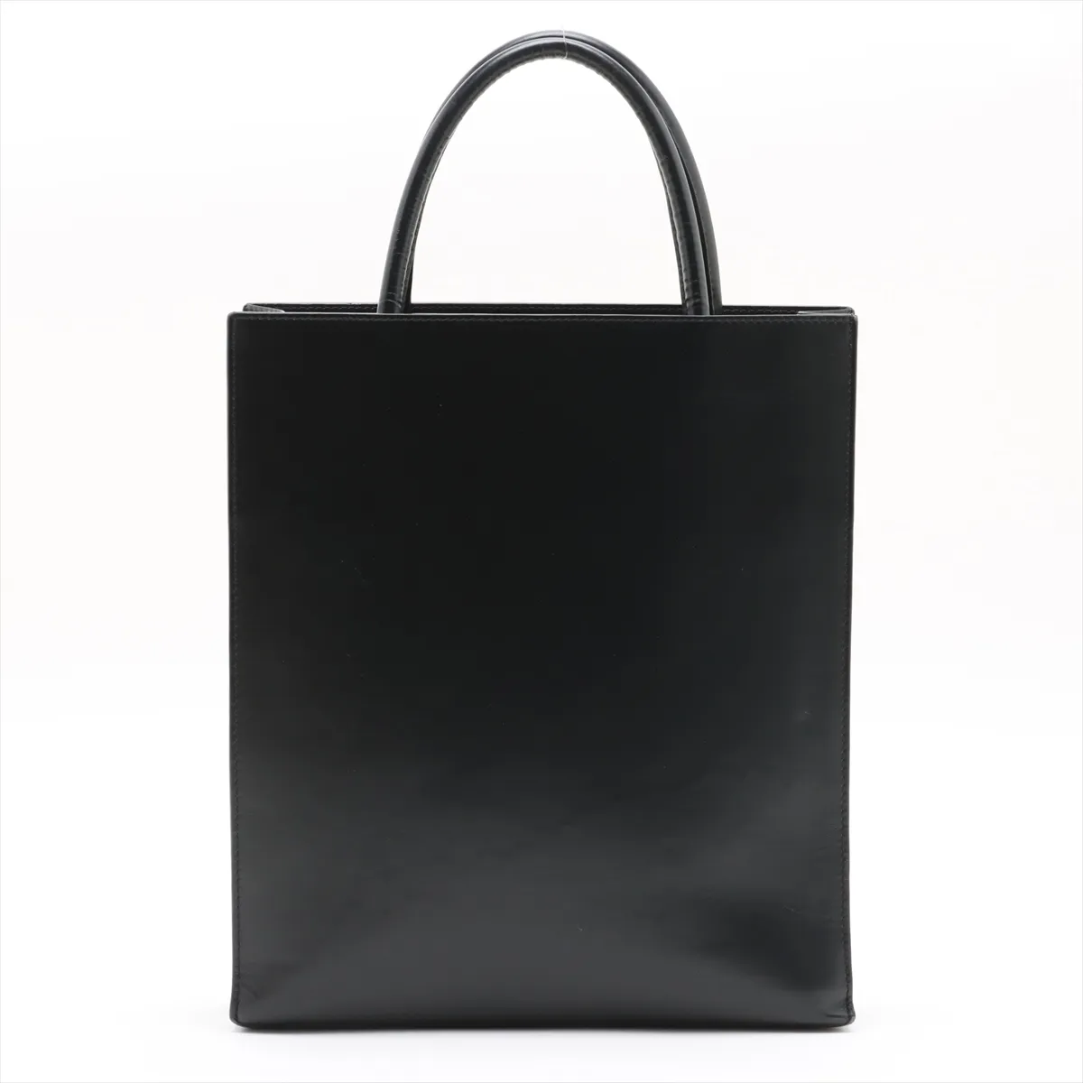 Standard A4 Tote Leather Tote Bag Black — view 2