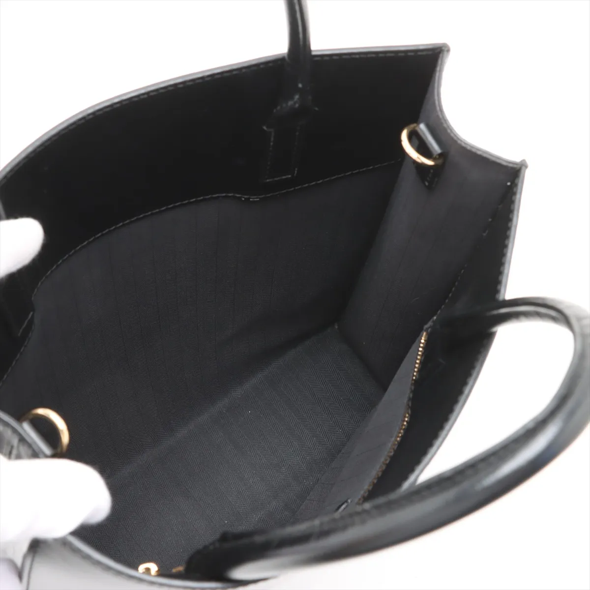 Standard A4 Tote Leather Tote Bag Black — view 7