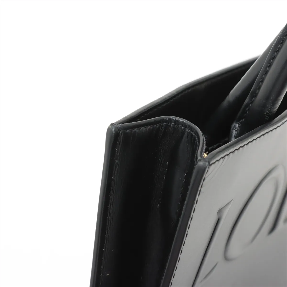 Standard A4 Tote Leather Tote Bag Black — view 10