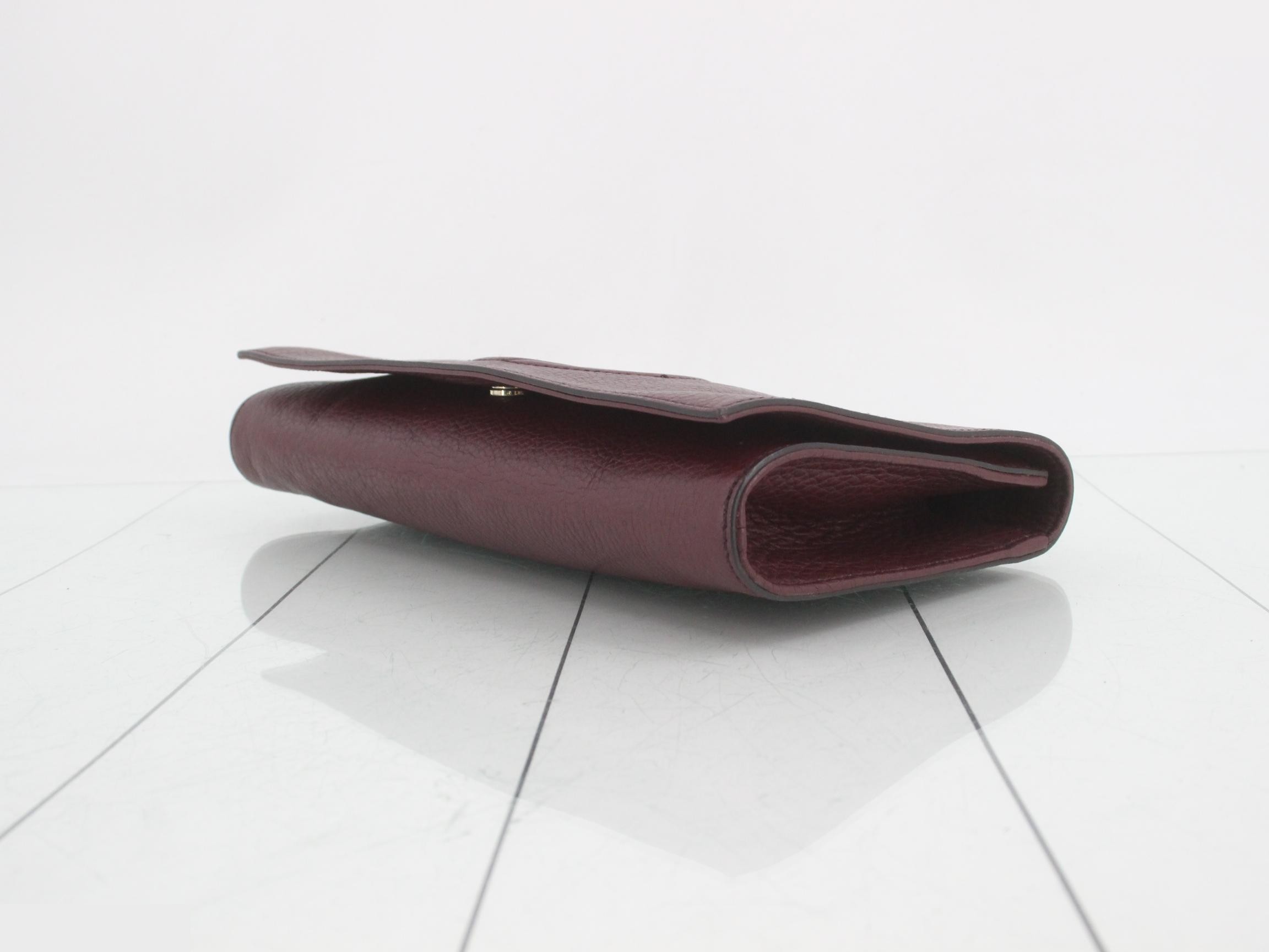 clutch bag, burgundy — view 6