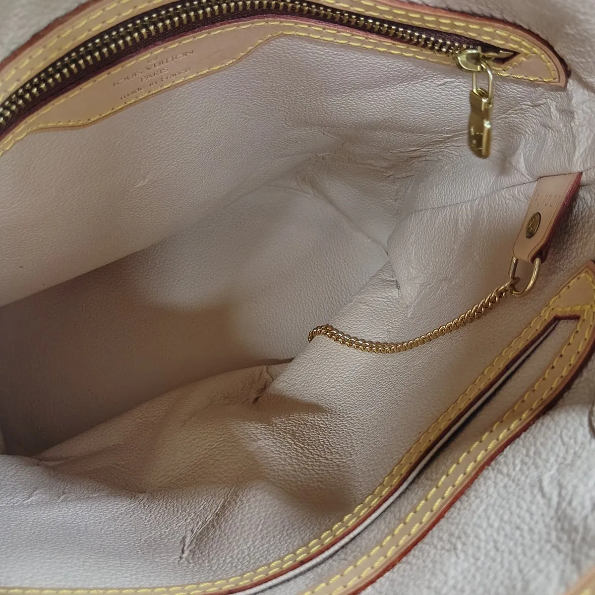 Monogram Bucket PM M42238 FL1001 Brown Pouch - Peeling — view 12