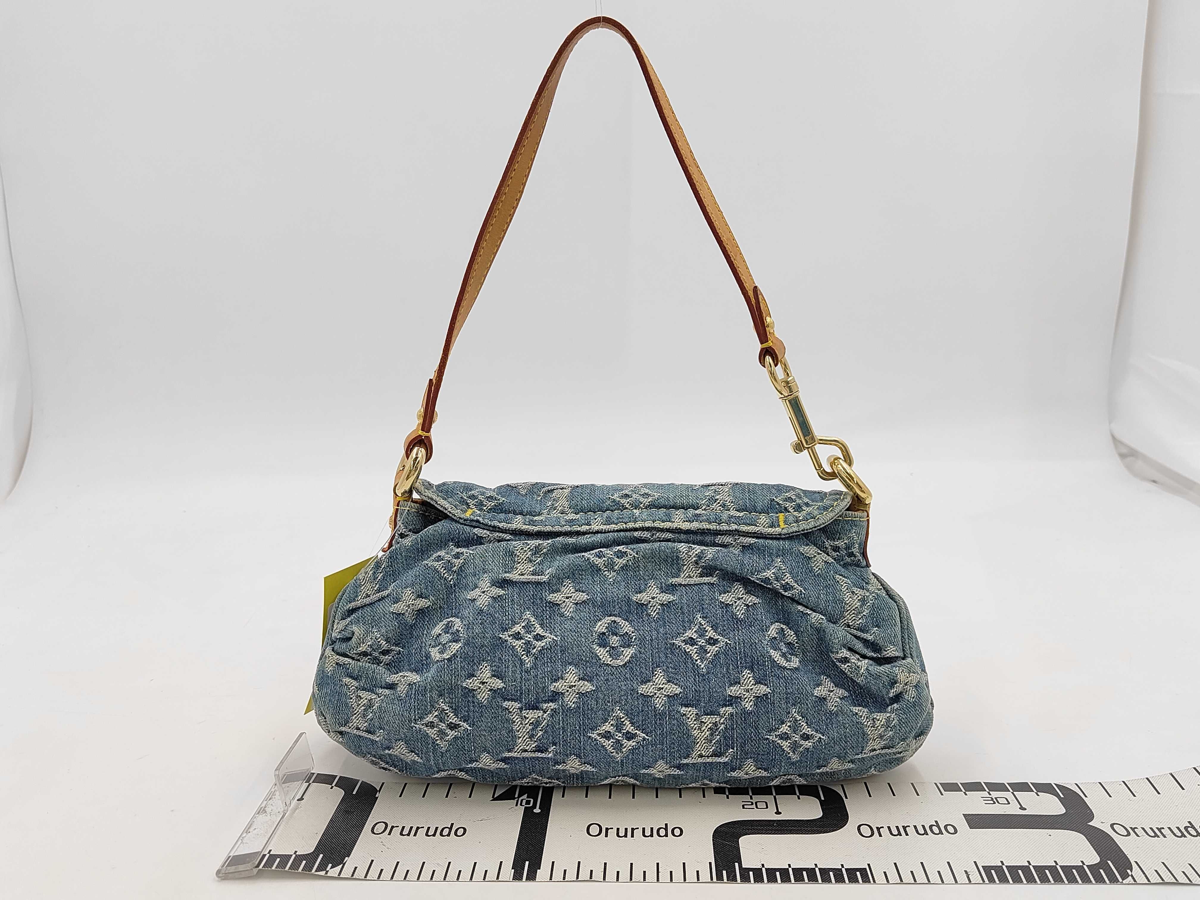 Monogram Denim Mini Pleaty M95050 Shoulder Bag — view 2