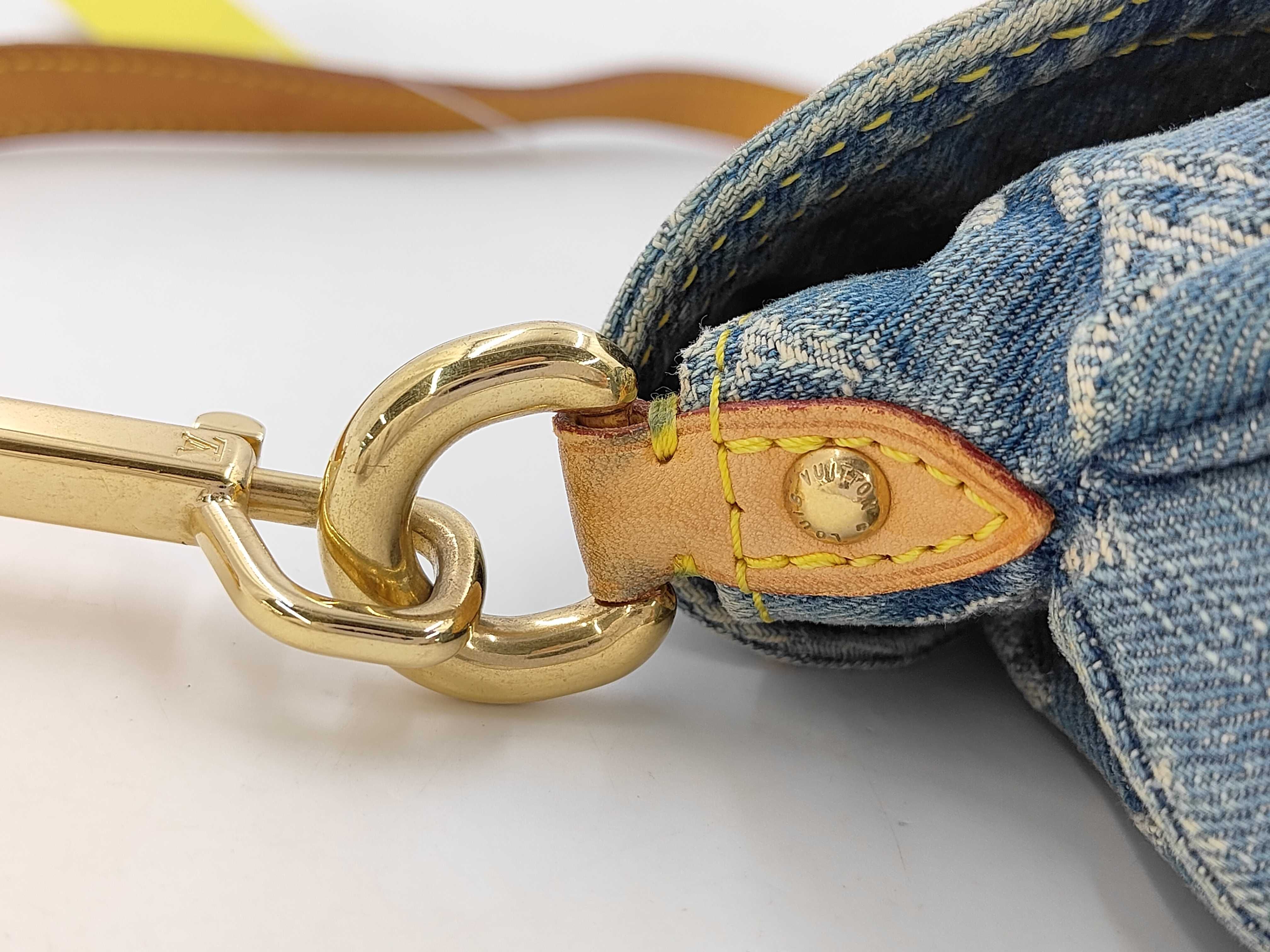 Monogram Denim Mini Pleaty M95050 Shoulder Bag — view 5