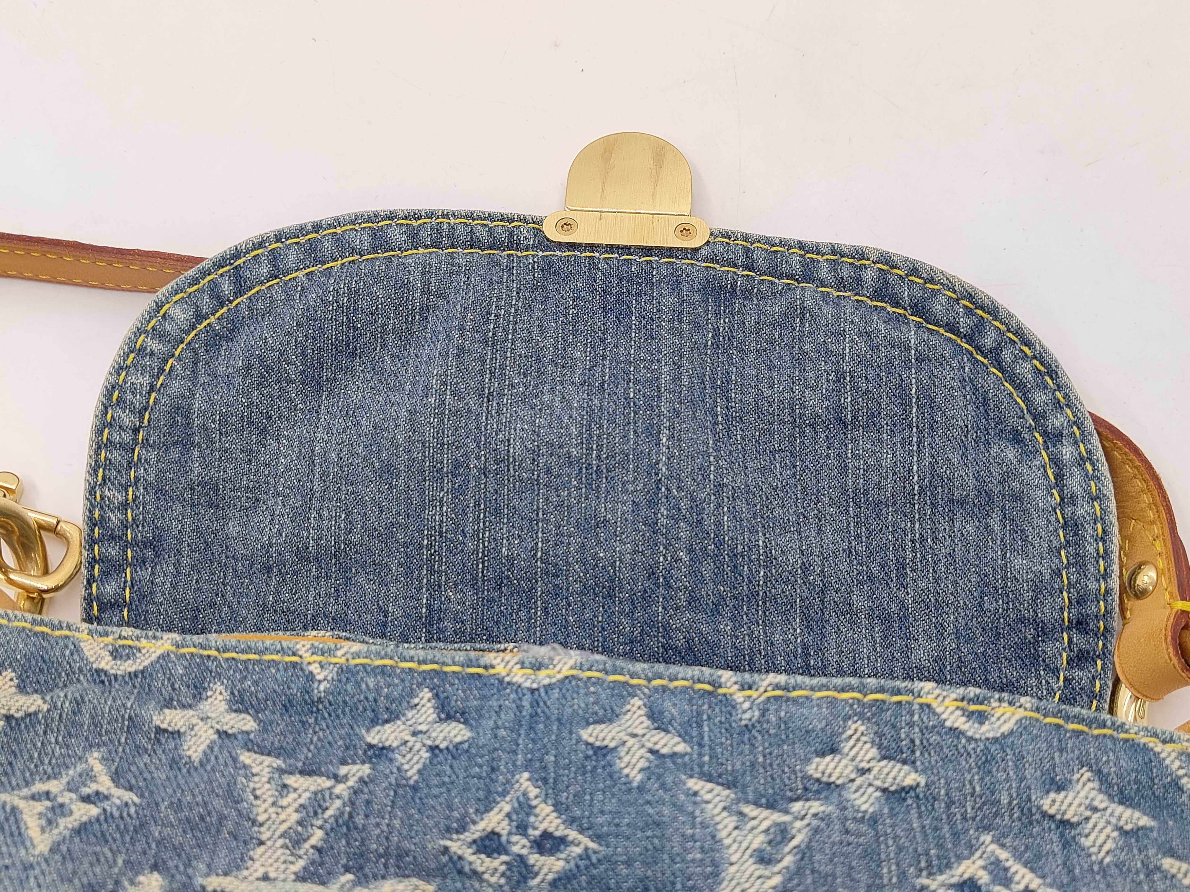 Monogram Denim Mini Pleaty M95050 Shoulder Bag — view 8