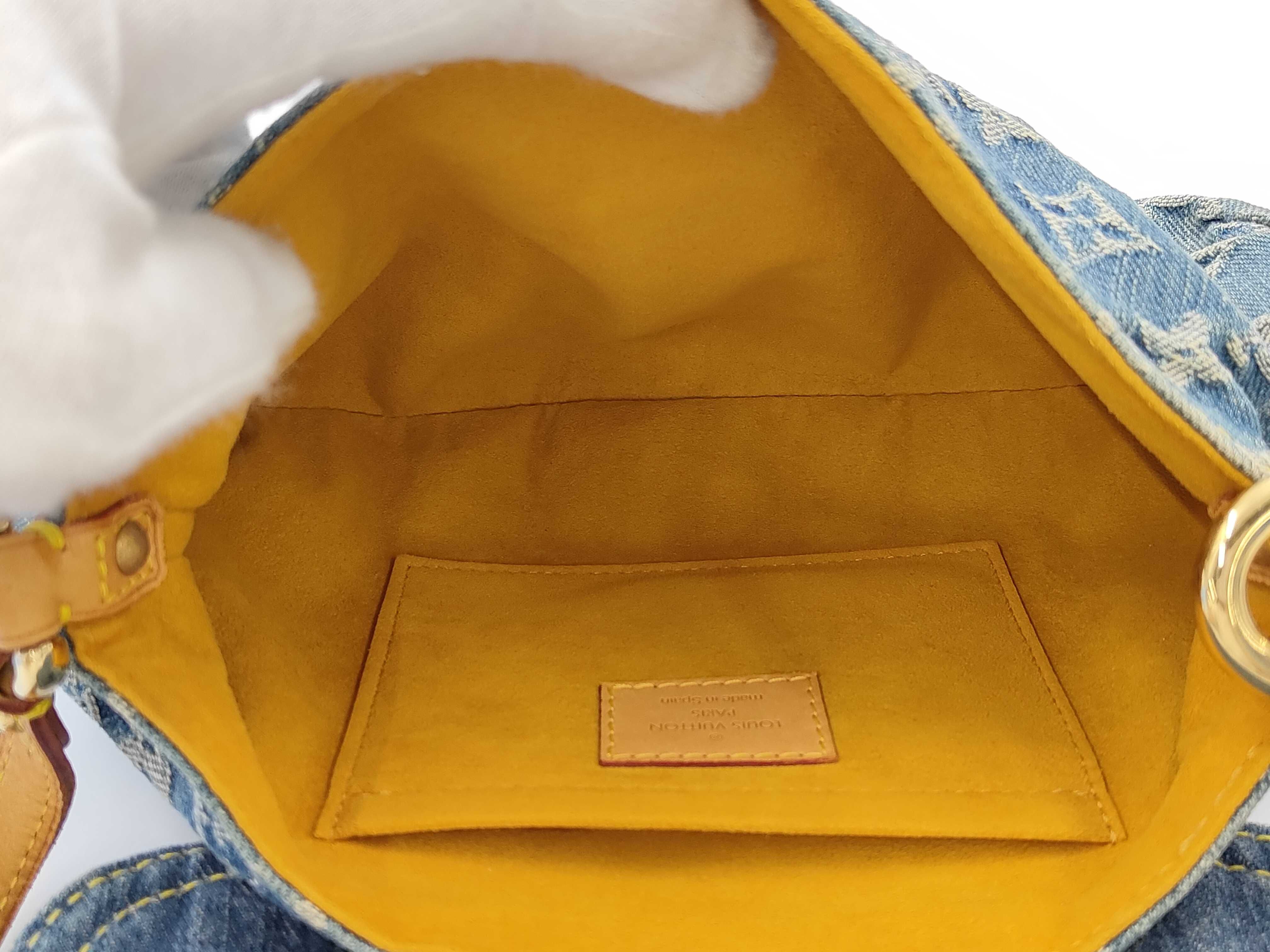 Monogram Denim Mini Pleaty M95050 Shoulder Bag — view 9