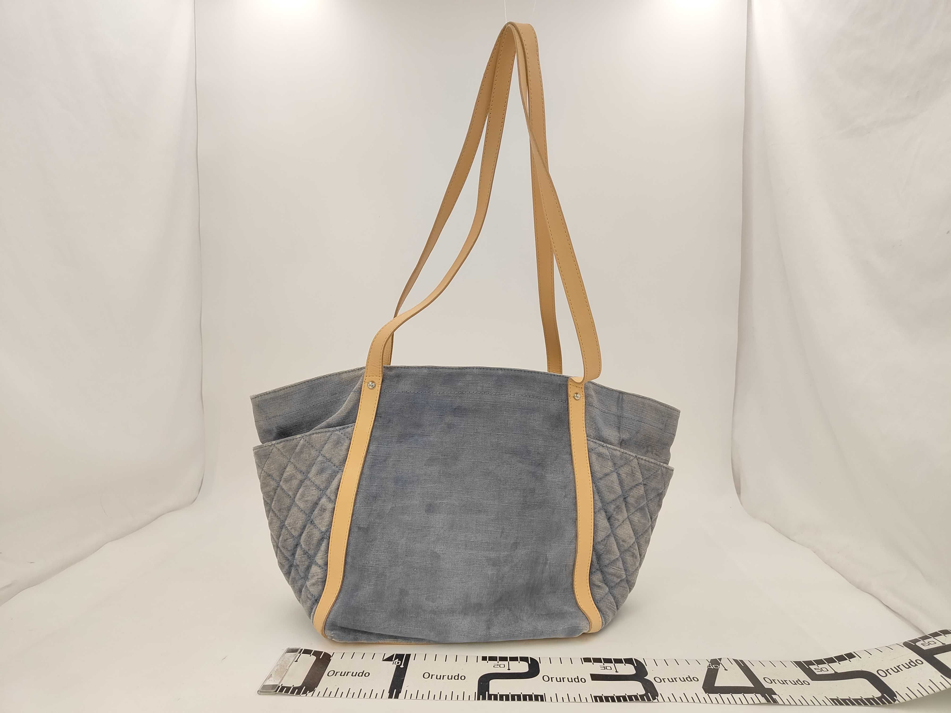 Cruise Line Tote Denim Bag Tote Bag — view 2