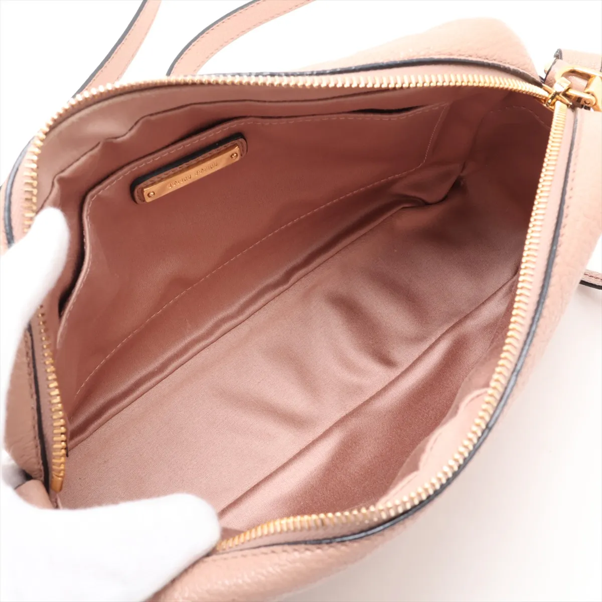 Madras 5BH116 Leather Shoulder Bag Pink — view 6