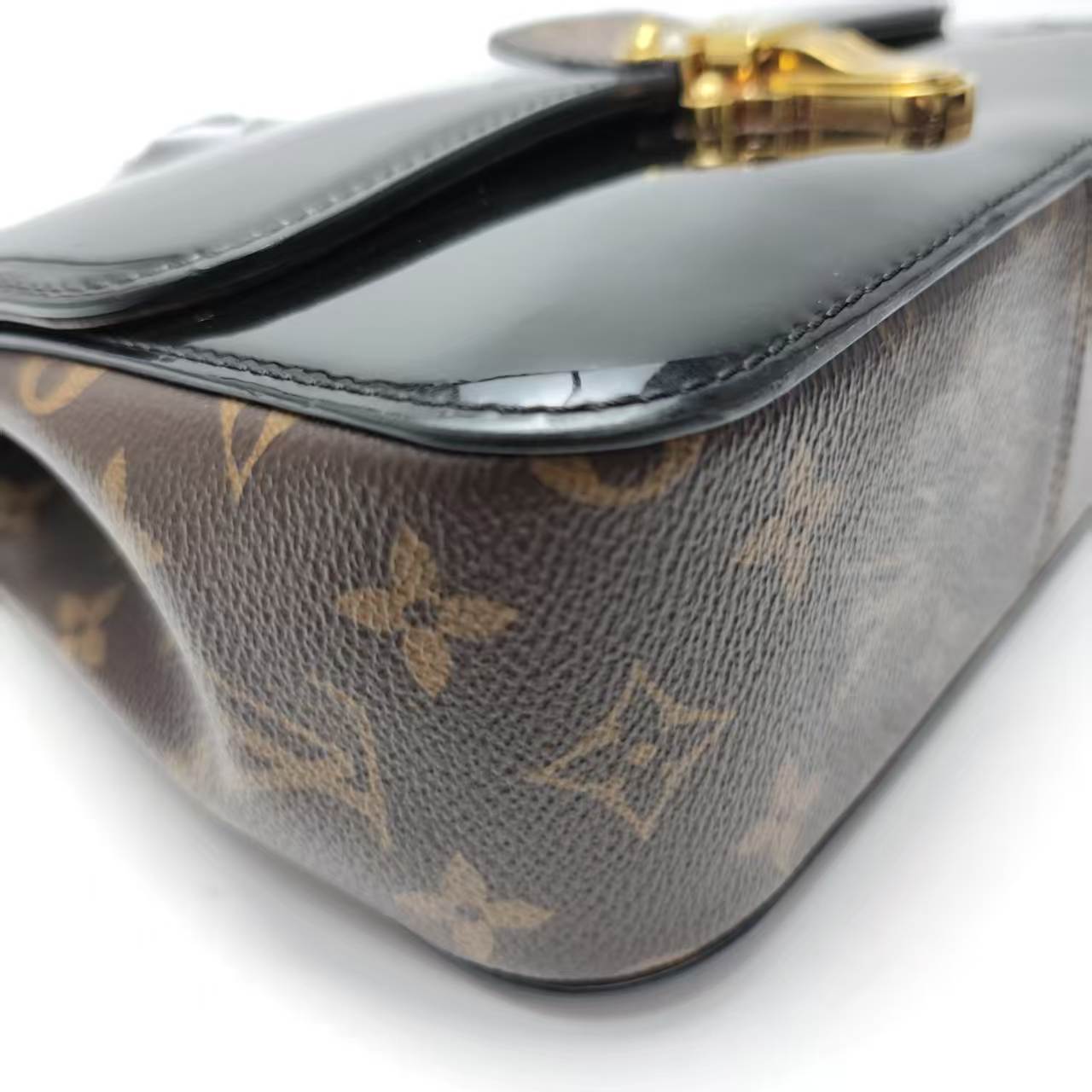 【*Shipped from: China*】LOUIS VUITTON Cherrywood Patent Leather Shoulder Bag — view 6