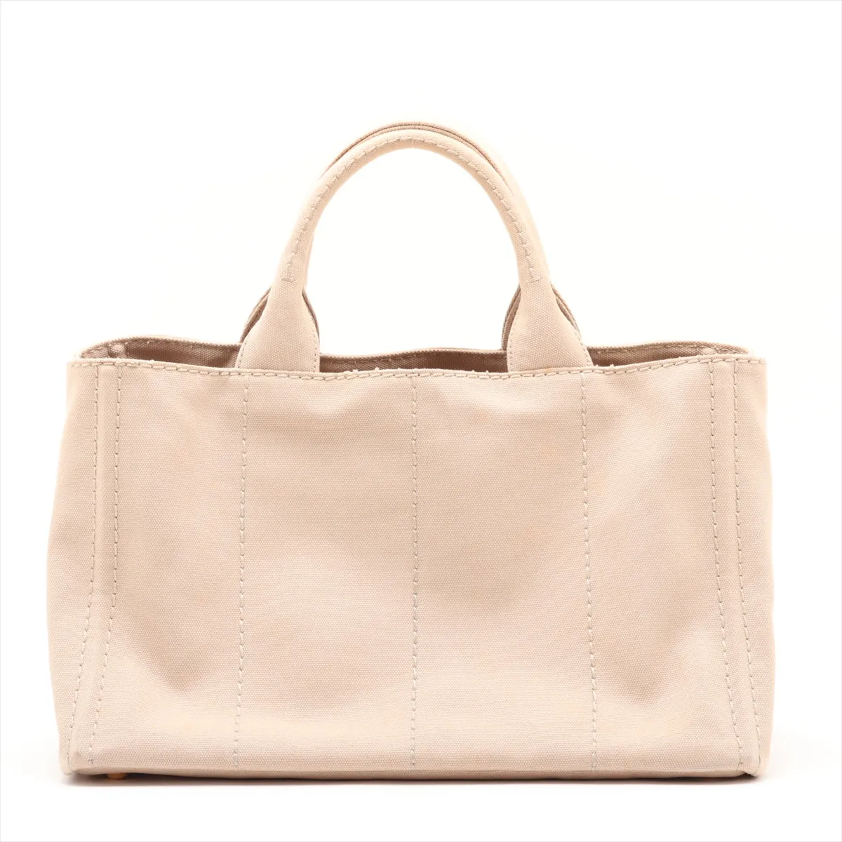 Canapa Canvas 2-Way Tote Bag, Beige, 1BG642, Unsigned Guarantee Card — view 2